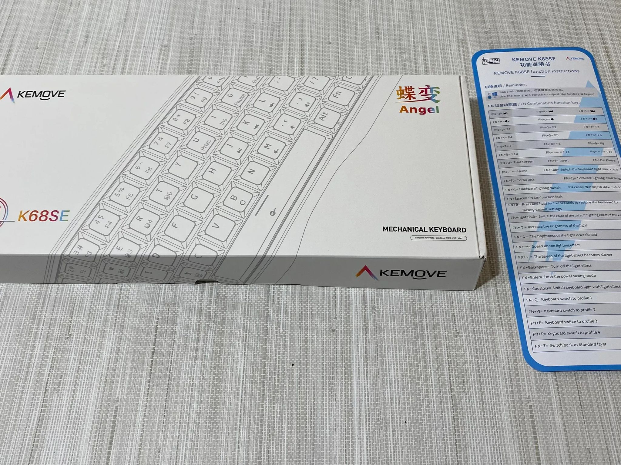 65% Mechanical Keyboard (Red Switches, PBT Low Profile Keycaps)