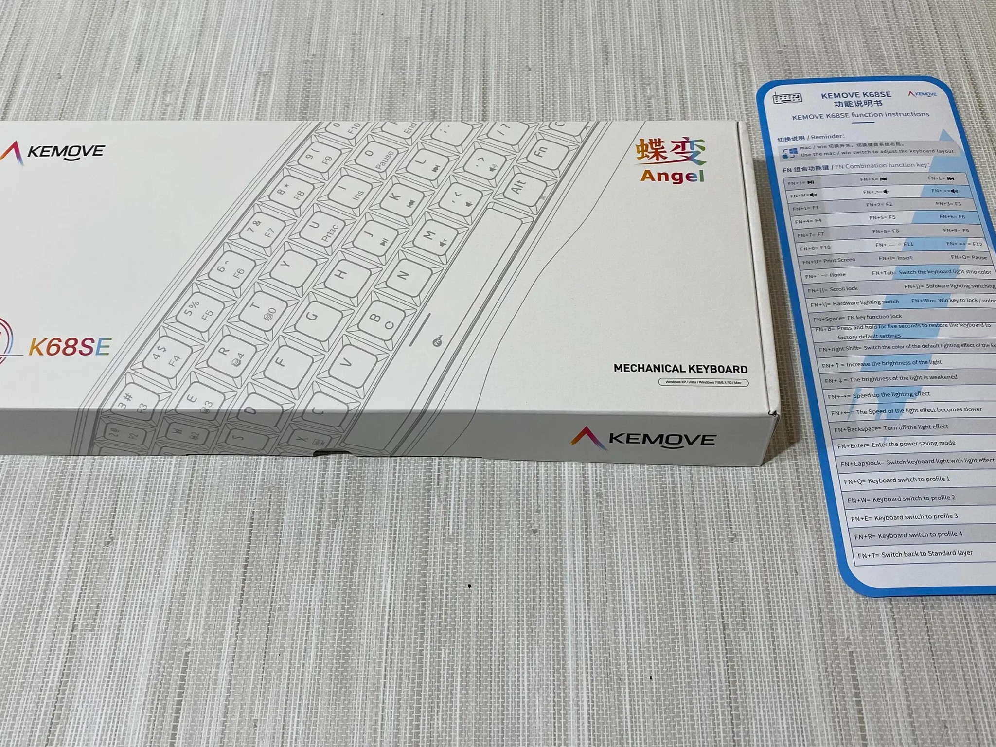 65% Mechanical Keyboard (Red Switches, PBT Low Profile Keycaps)