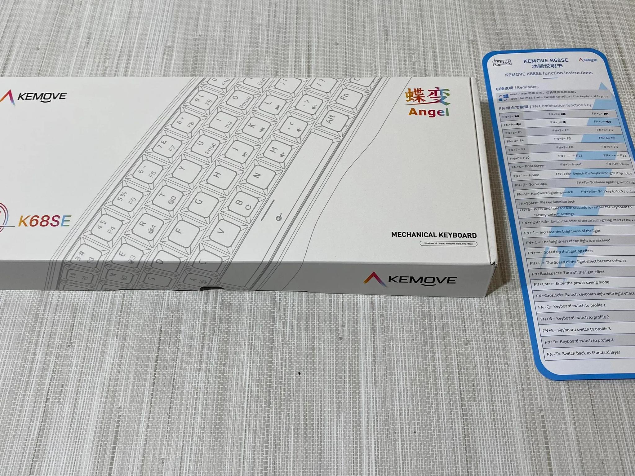 65% Mechanical Keyboard (Red Switches, PBT Low Profile Keycaps)