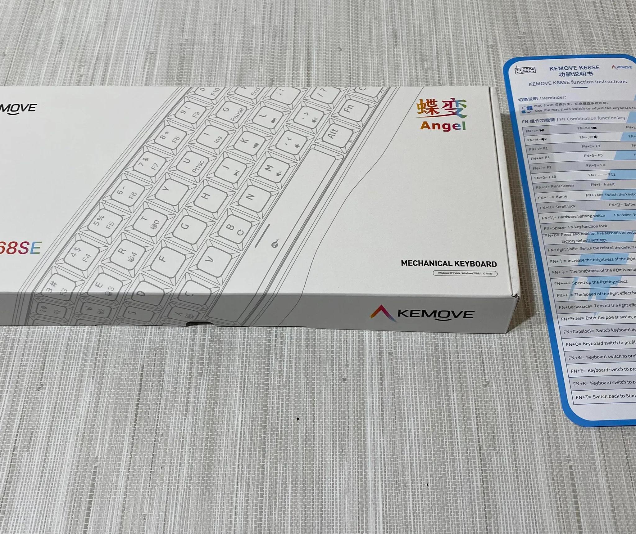 65% Mechanical Keyboard (Red Switches, PBT Low Profile Keycaps)