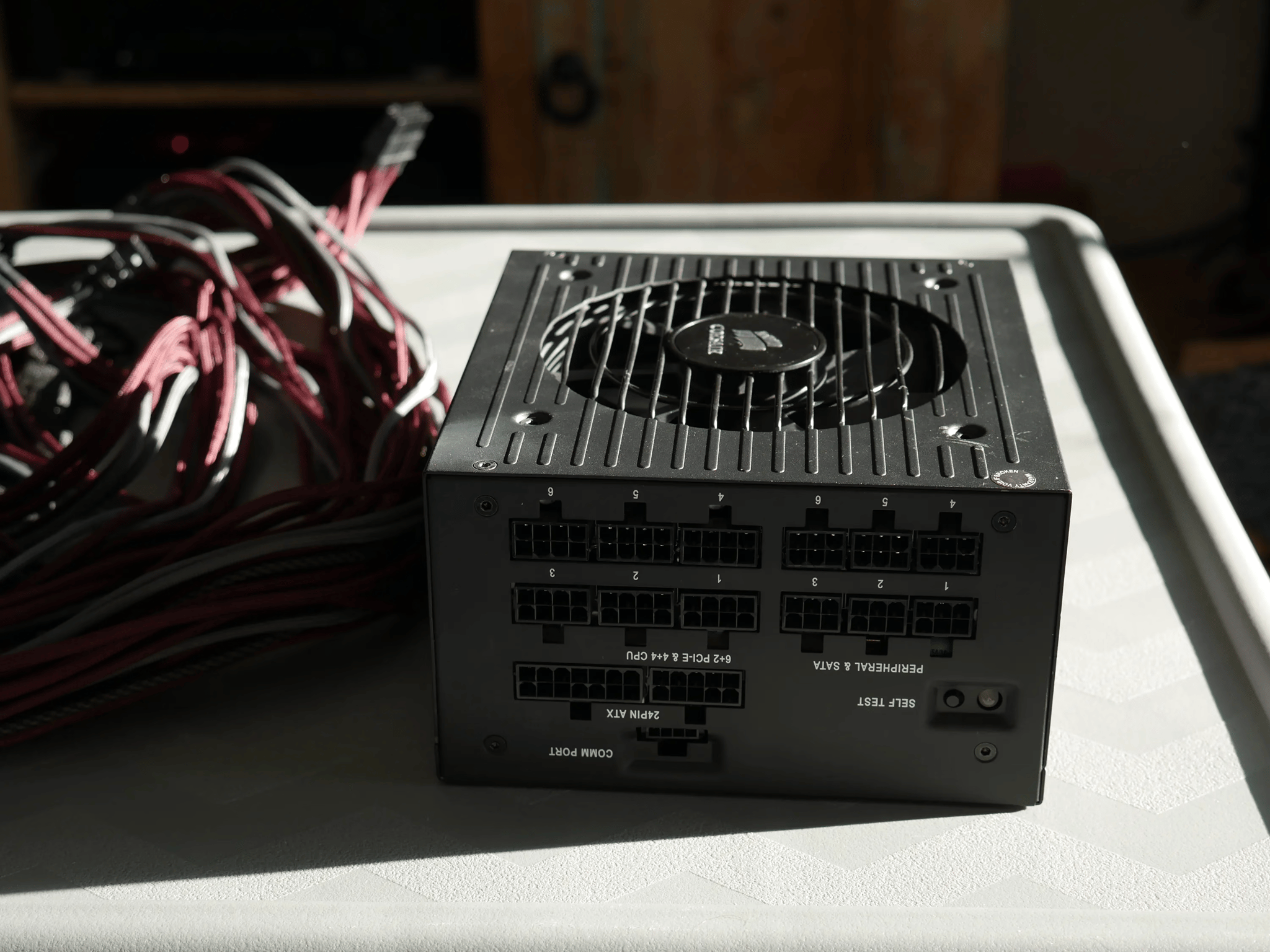 Corsair AX 760W 80 Platinum Power Supply W/ Cable set and iCue module