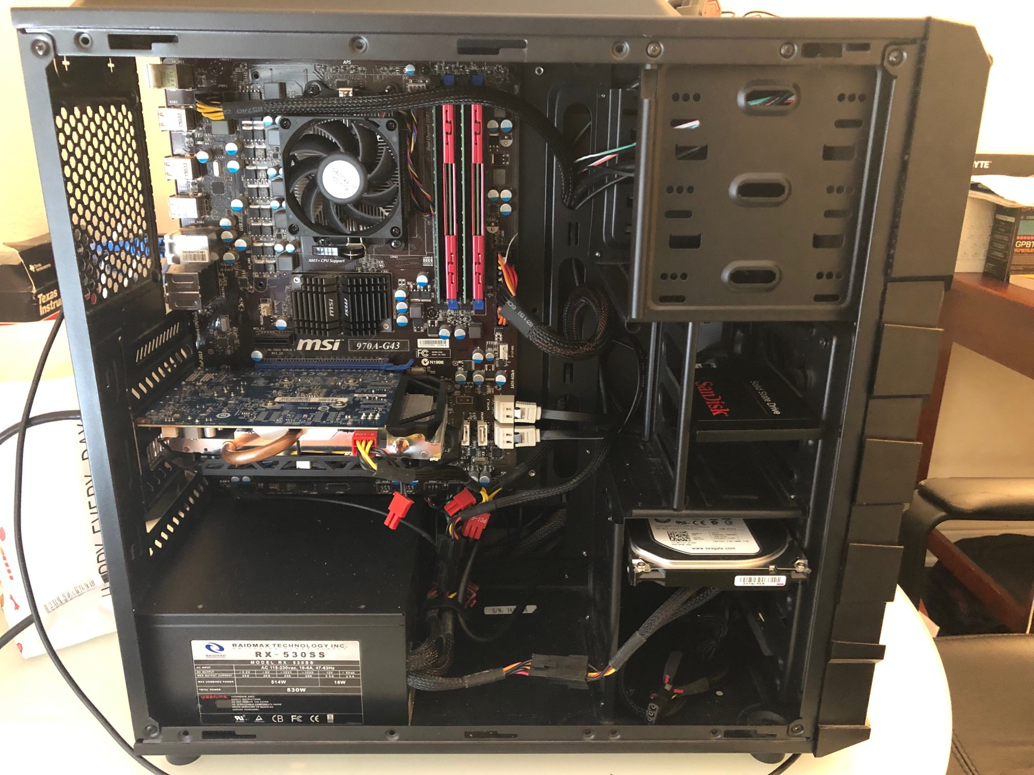 Starter Esports gaming PC, 24gb ram, GTX 750 ti, FX 6300