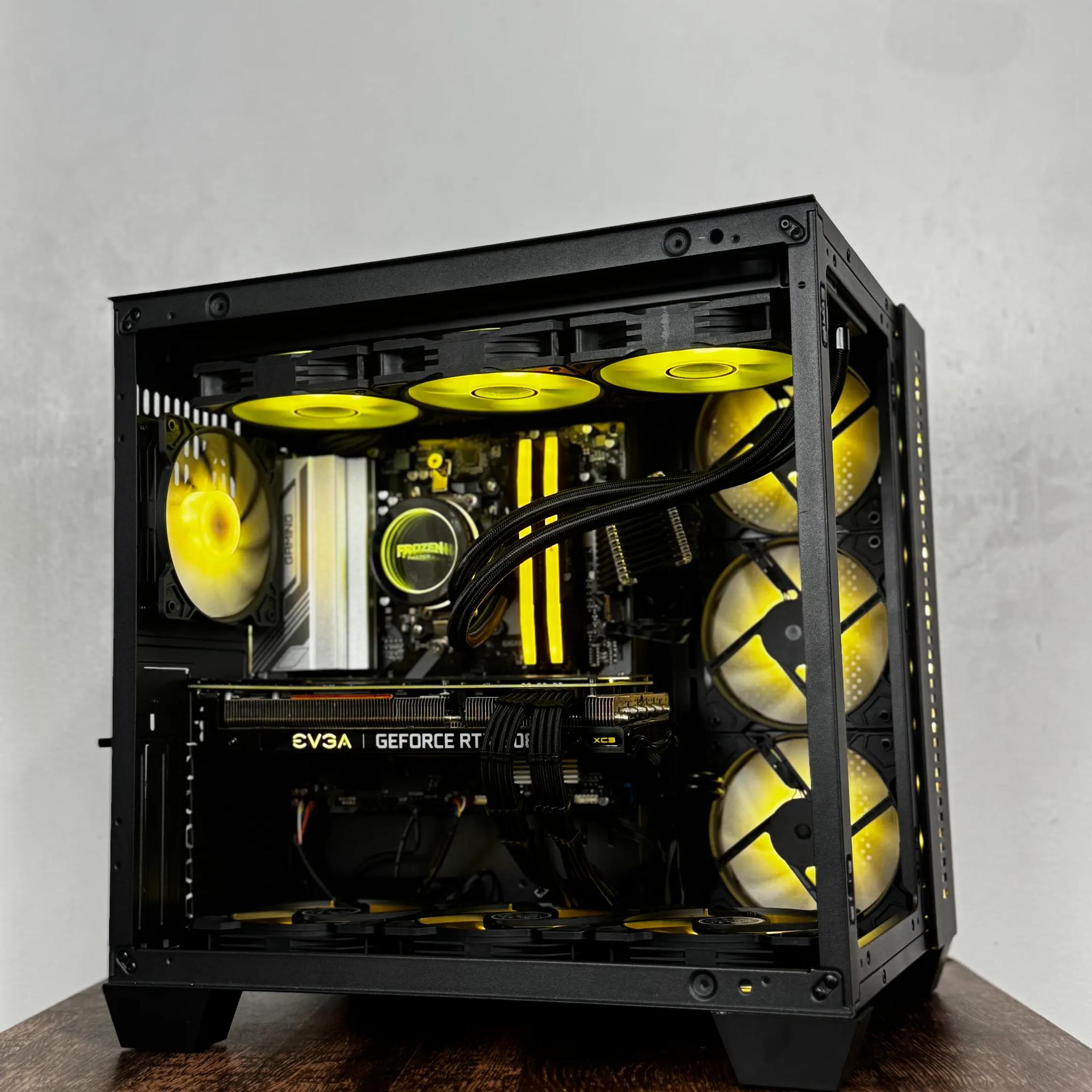 🖤Black🖤 High-End Gaming PC (Ryzen 5 7500f + RTX 3080 + 32gb of ram)