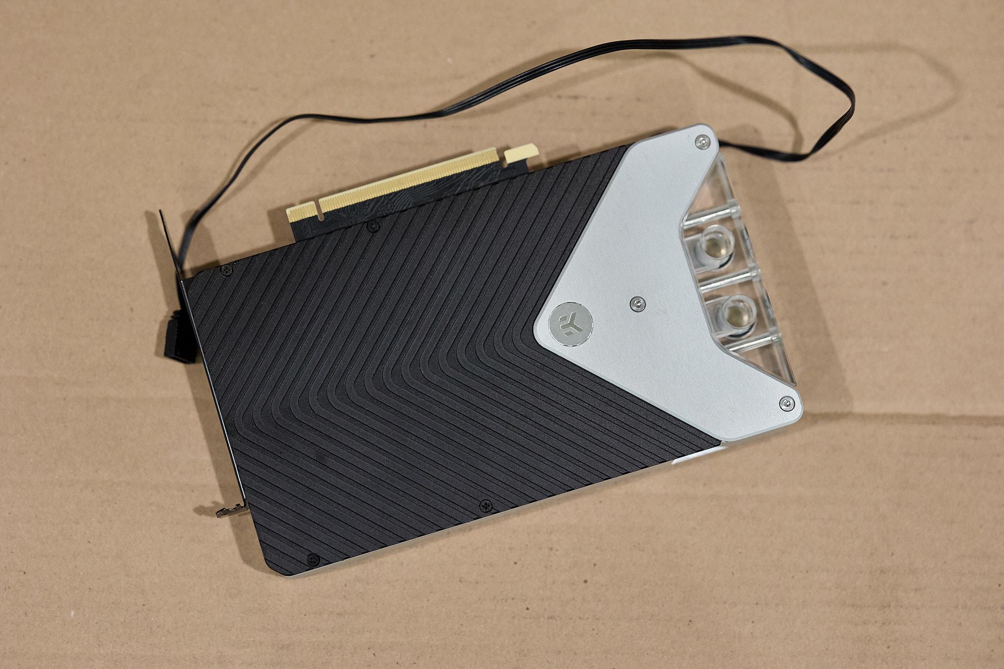 RTX 3090 FE with Stock Cooler and EK Special Edition GPU Block Included