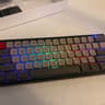 Ractous Design RGB Keyboard  Hot Swappable.  Gateron Optical Brown Switches. Bluetooth/Wired.