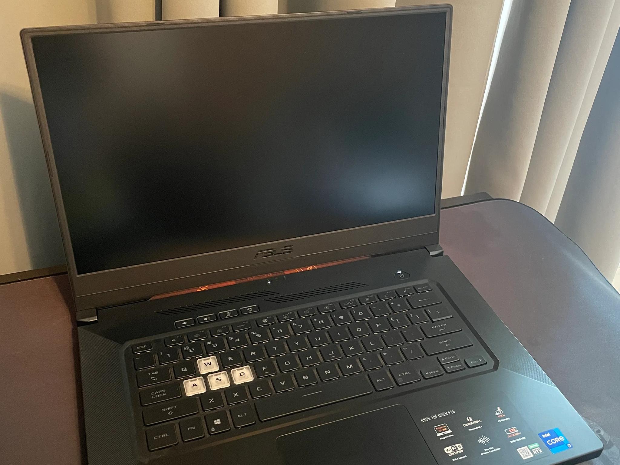 Asus TUF Dash F15 FX516P i7-11370H 16GB RAM 500GB SSD 15.6" FHD 144Hz RTX 3060