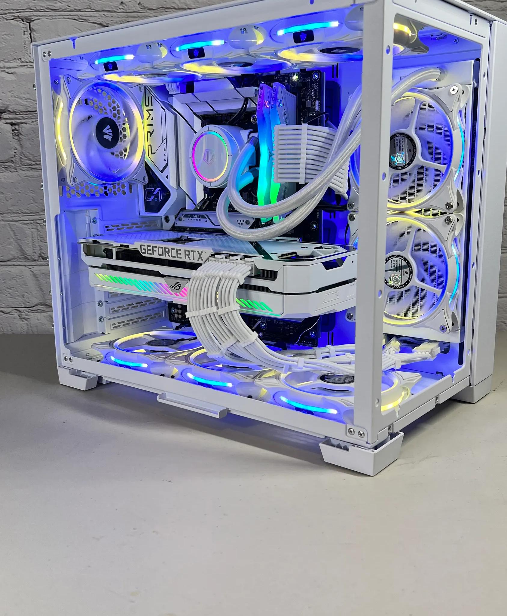 Snow Edition - Intel 13600KF Asus ROG Strix RTX 3080 32GB DDR5 RAM 2TB M.2 Win 11 Pro