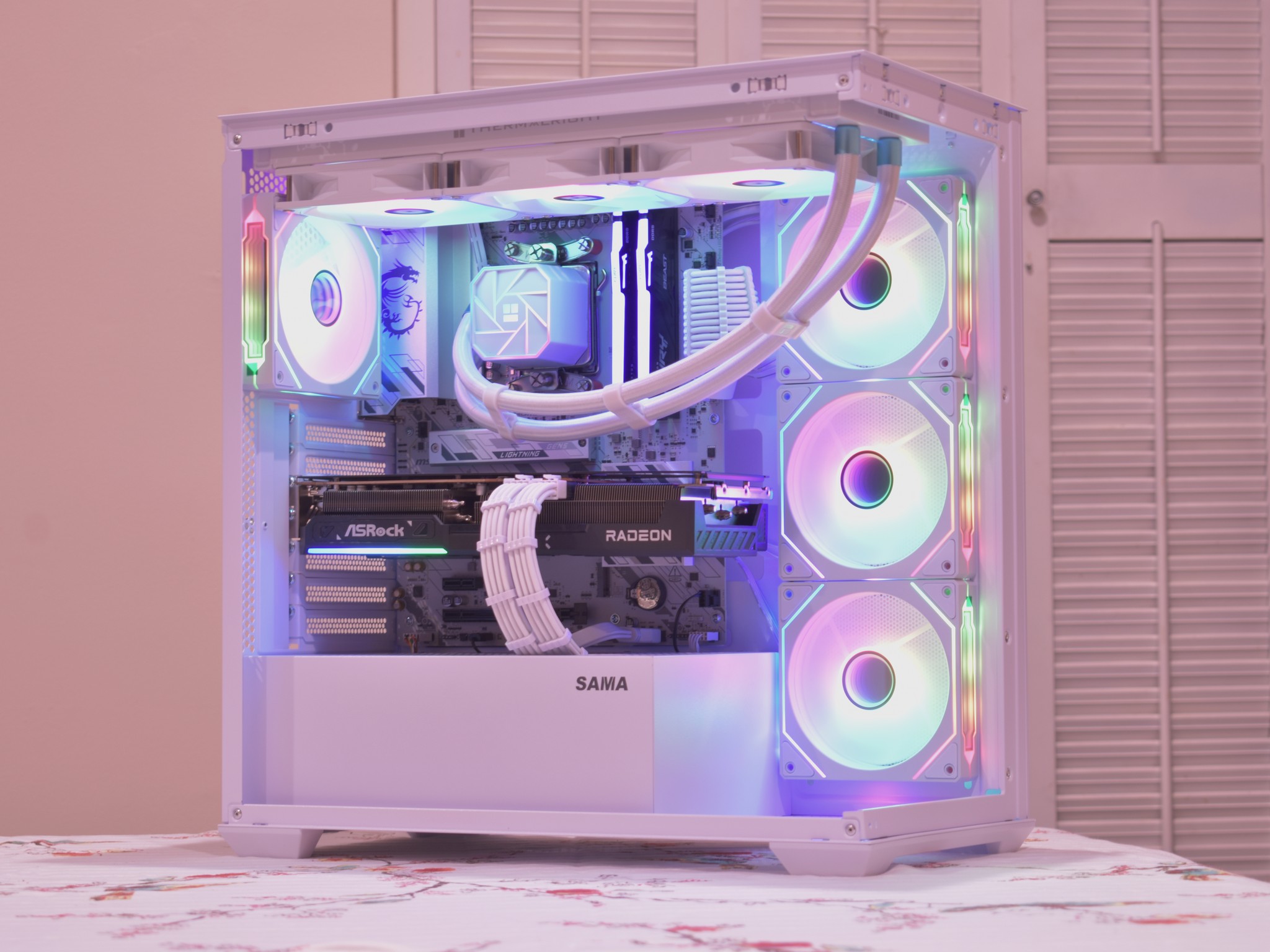 🚀Performance Gamer🚀 Ryzen 7 7800X3D | AMD RX 9070 16GB | 32GB DDR5 | 1TB nVME SSD | White RGB+Wifi
