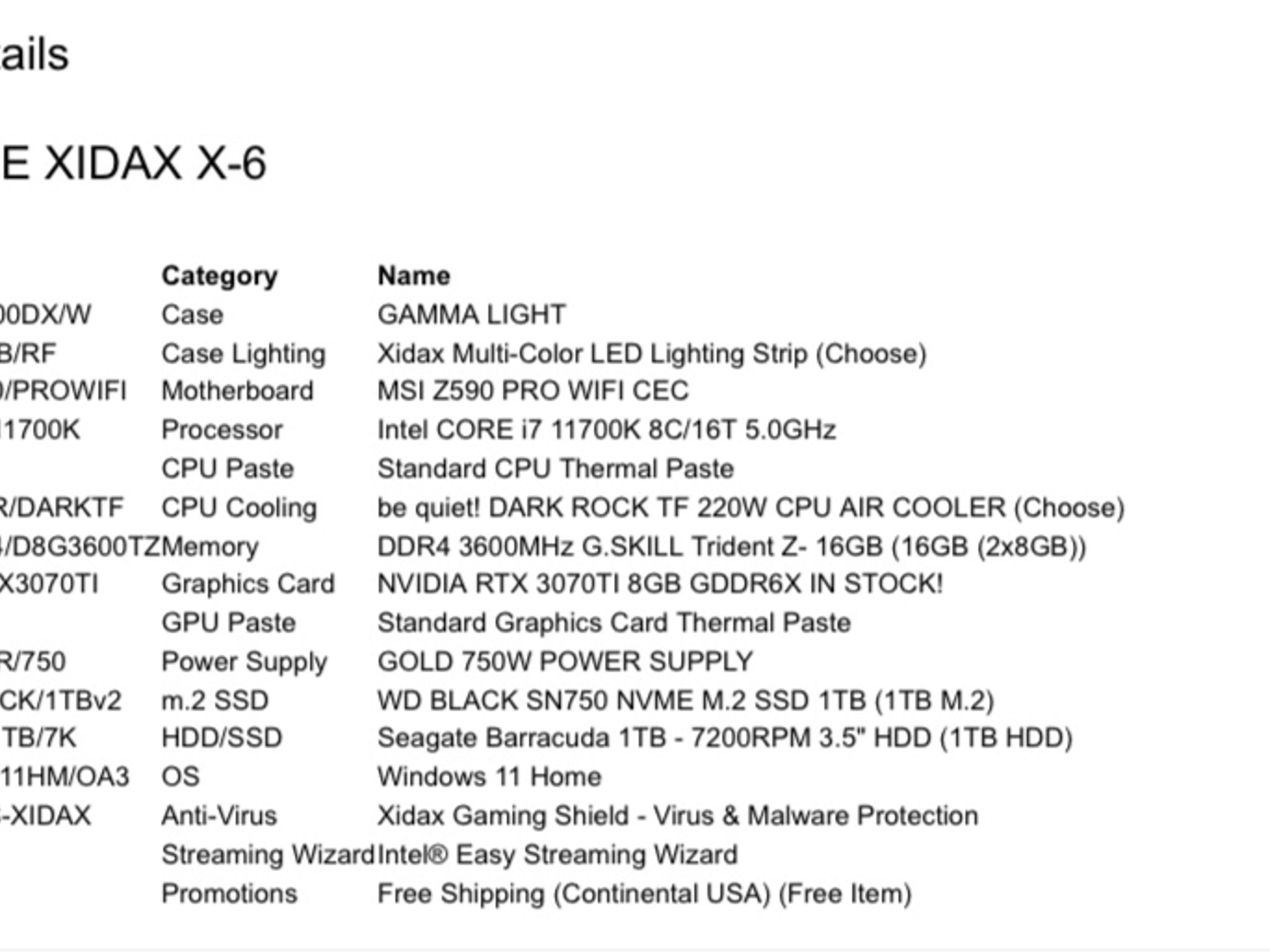 NVIDIA RTX 3070 Ti Gaming PC | i7-11700k OC | 32 GB DDR4