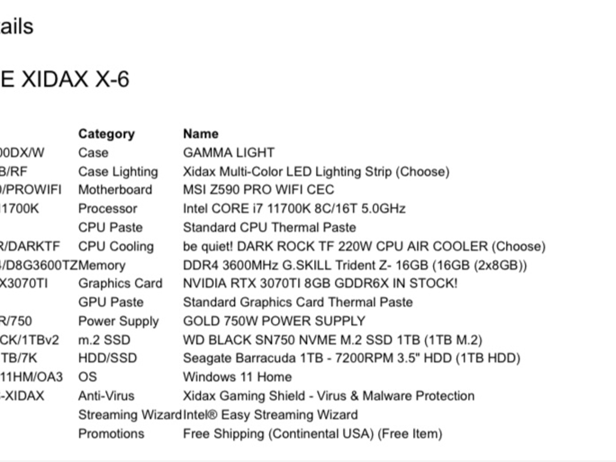 NVIDIA RTX 3070 Ti Gaming PC | i7-11700k OC | 32 GB DDR4