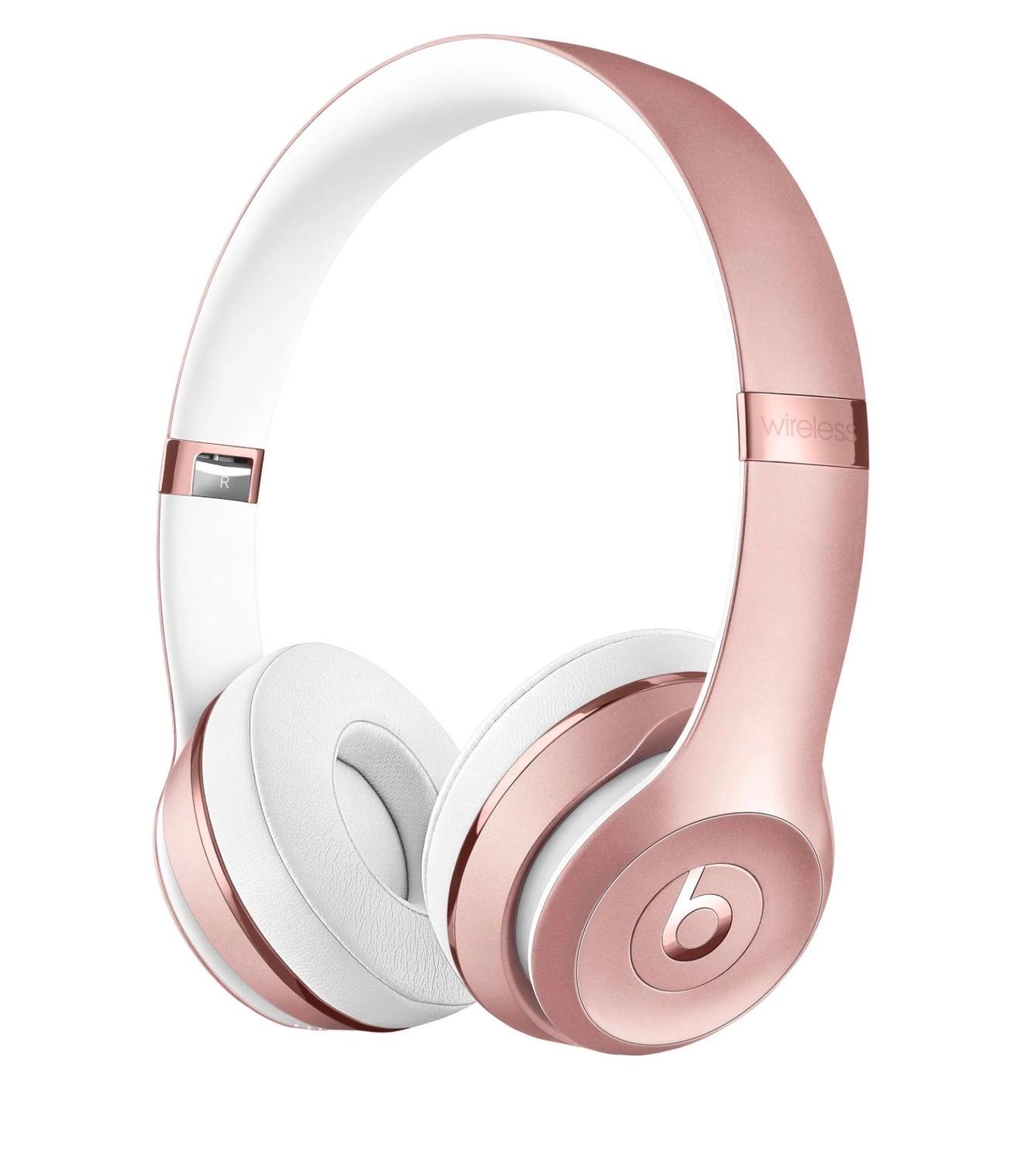 Beats Solo 3 Wireless On-Ear Headphones – Rose Gold