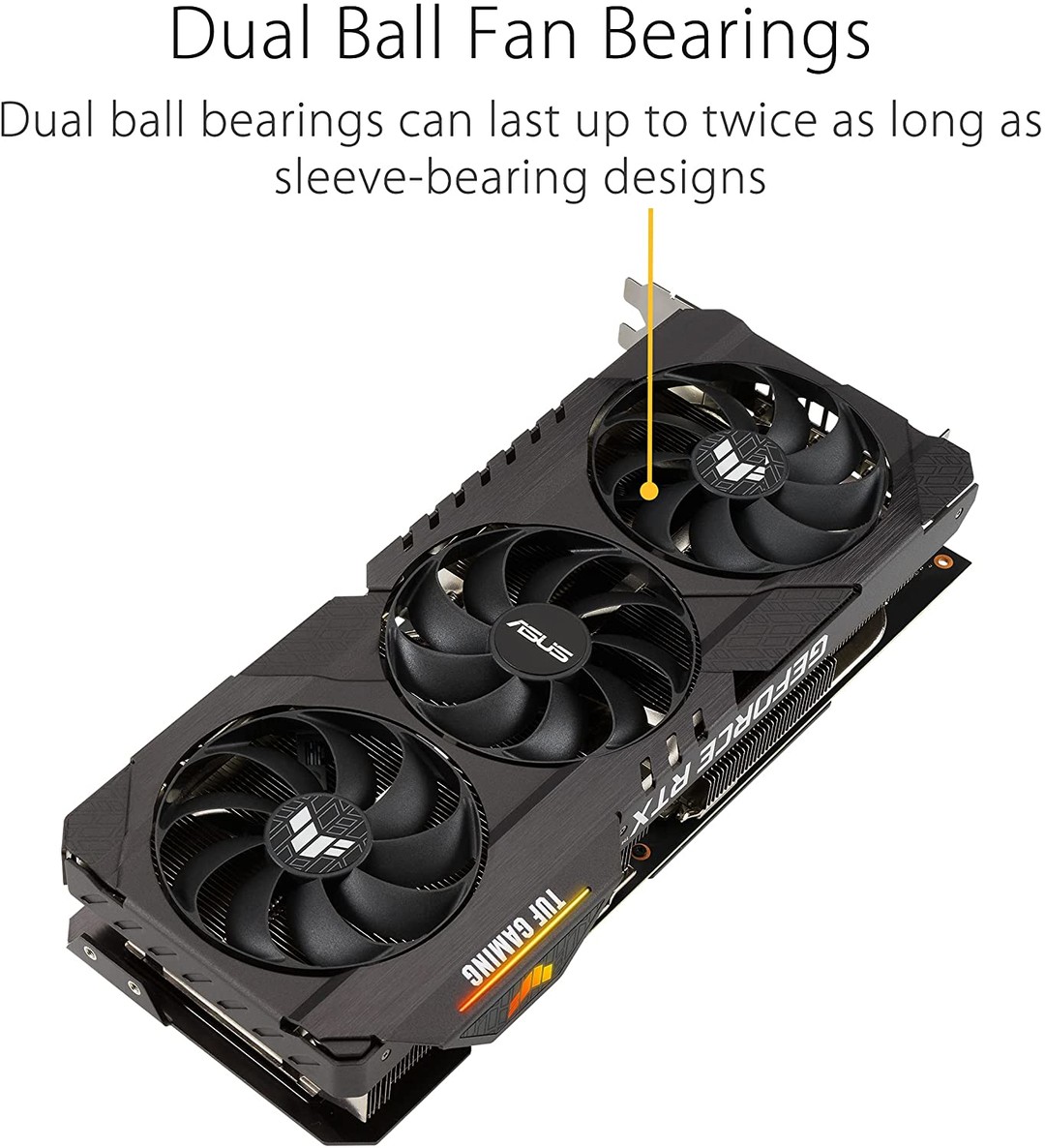 ASUS GeForce TUF GAMING RTX 3070 Ti 8GB OC GDDR6X Video Graphics