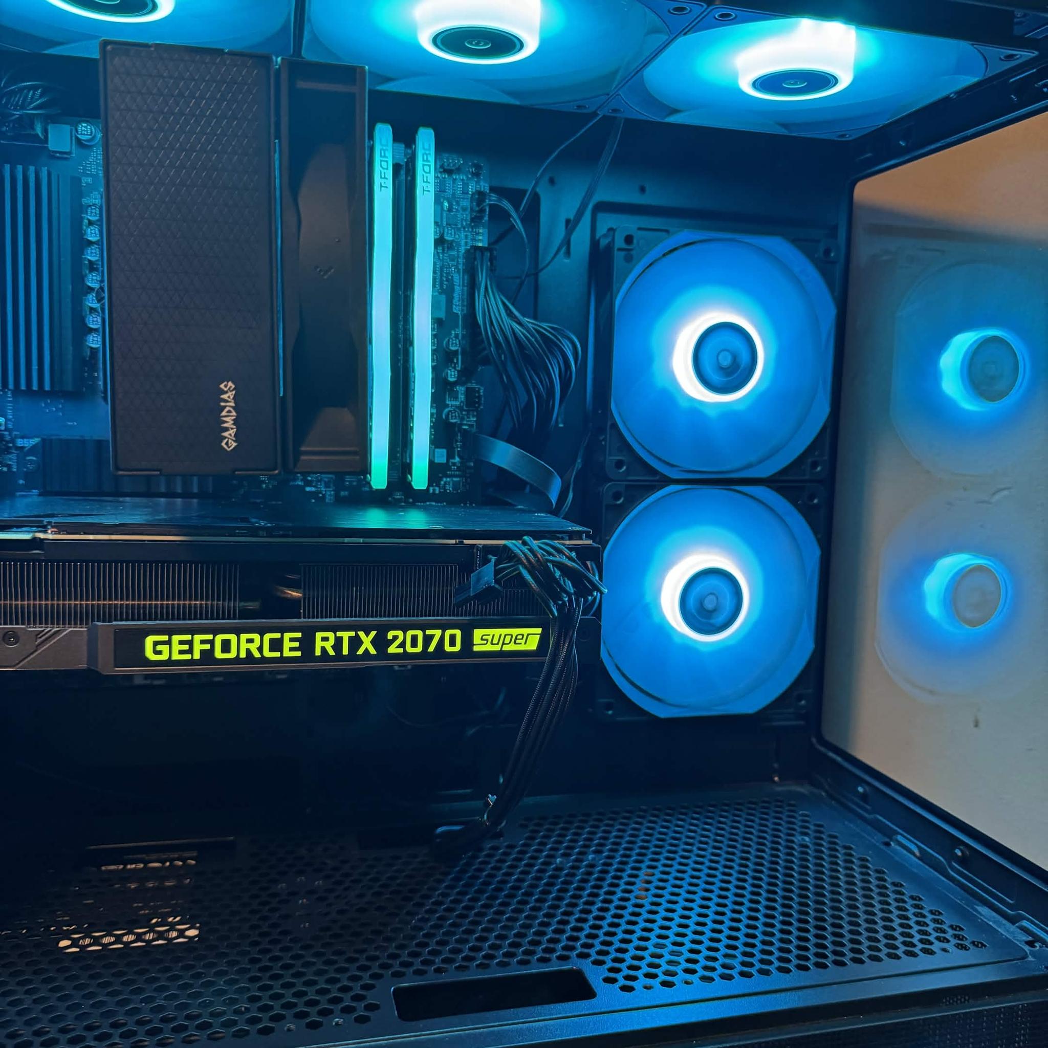 "Value King" Fishtank 1080p Gaming PC - Ryzen 5 5500 | RTX 2070 Super | 16GB DDR4 3200 | WiFi & BT