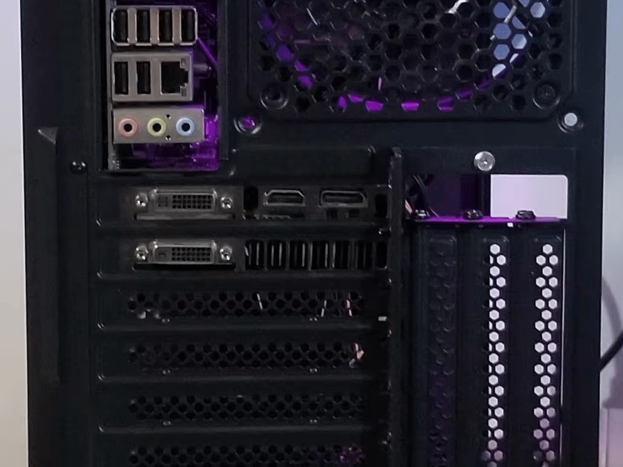 black i7 budget rgb gaming pc. 