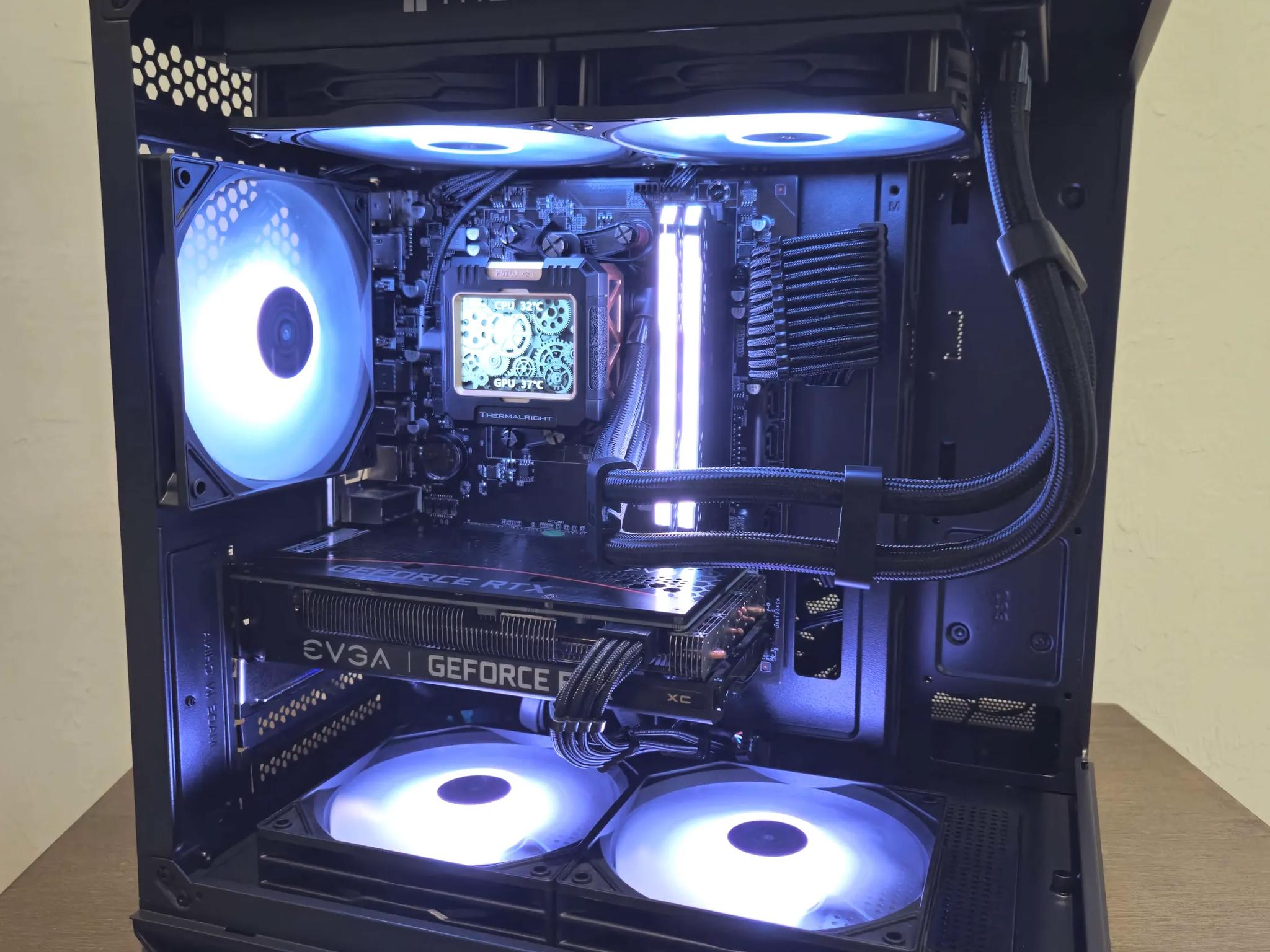 RTX 3060Ti, Ryzen 5 5600x, 16GB Ram | Black RGB Gaming Computer