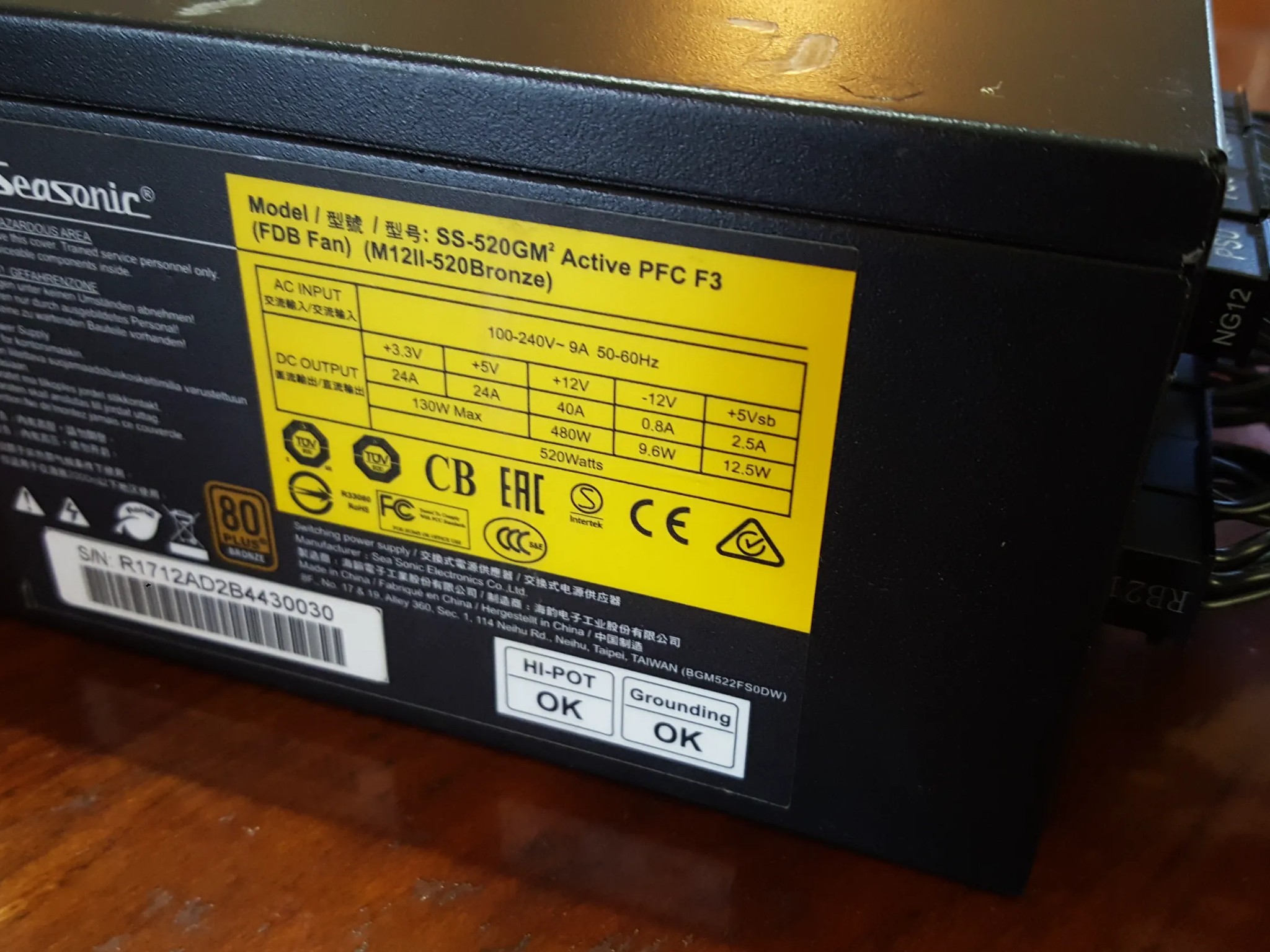 Seasonic M12 II EVO Edition 520W
