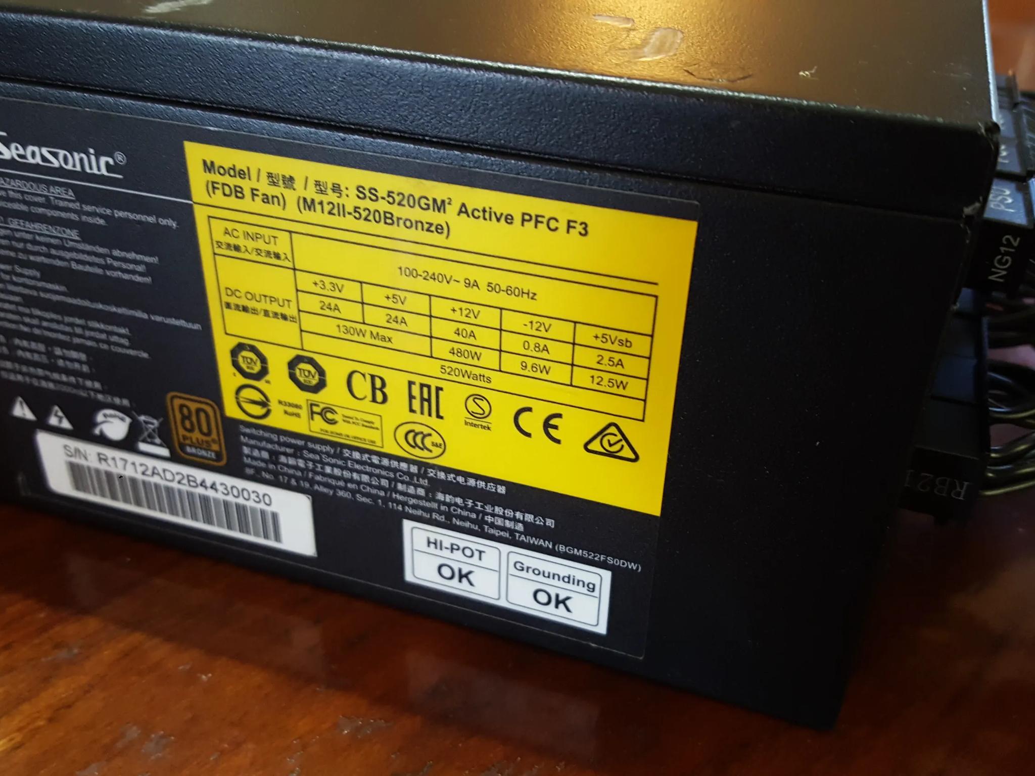 Seasonic M12 II EVO Edition 520W