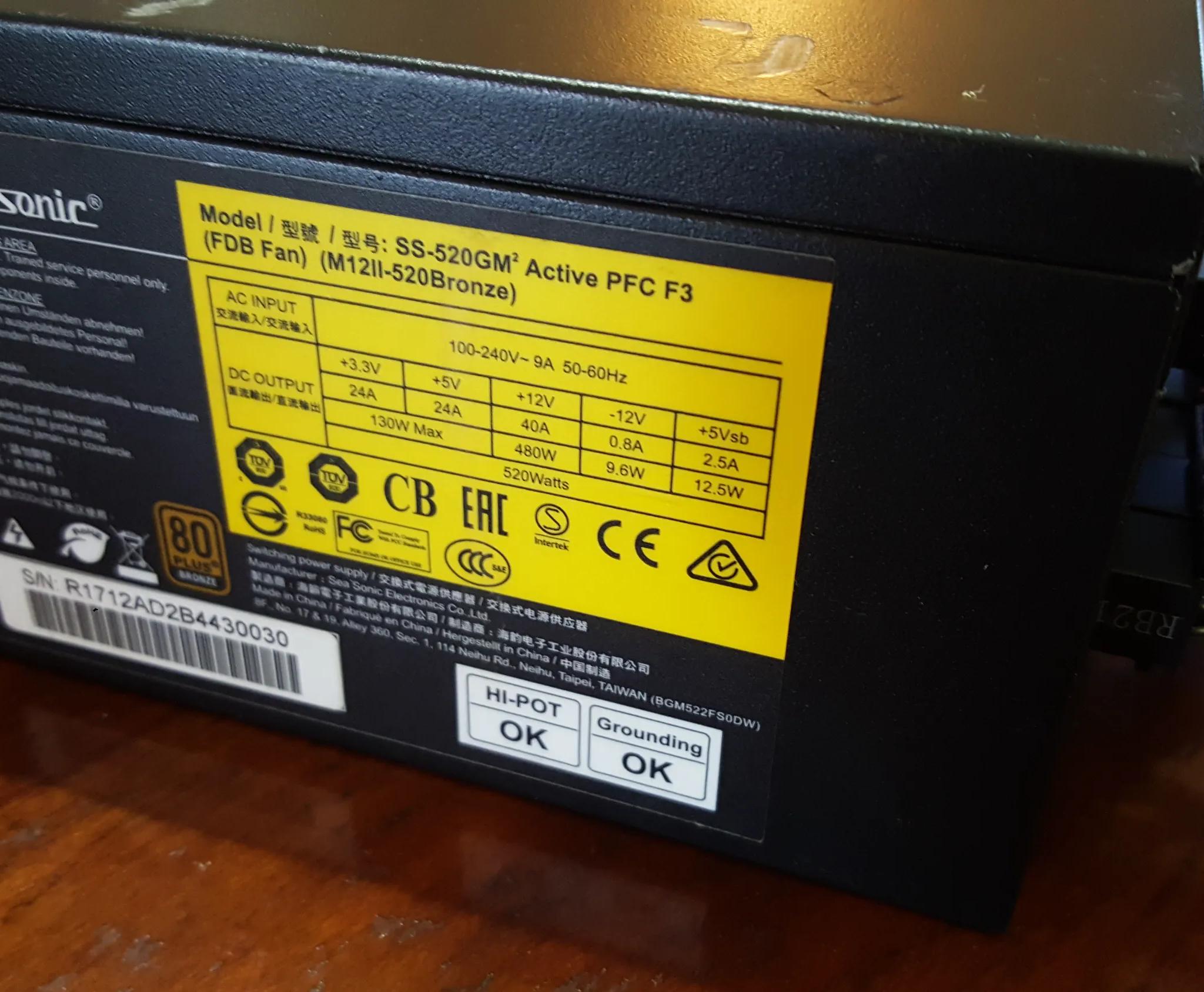 Seasonic M12 II EVO Edition 520W