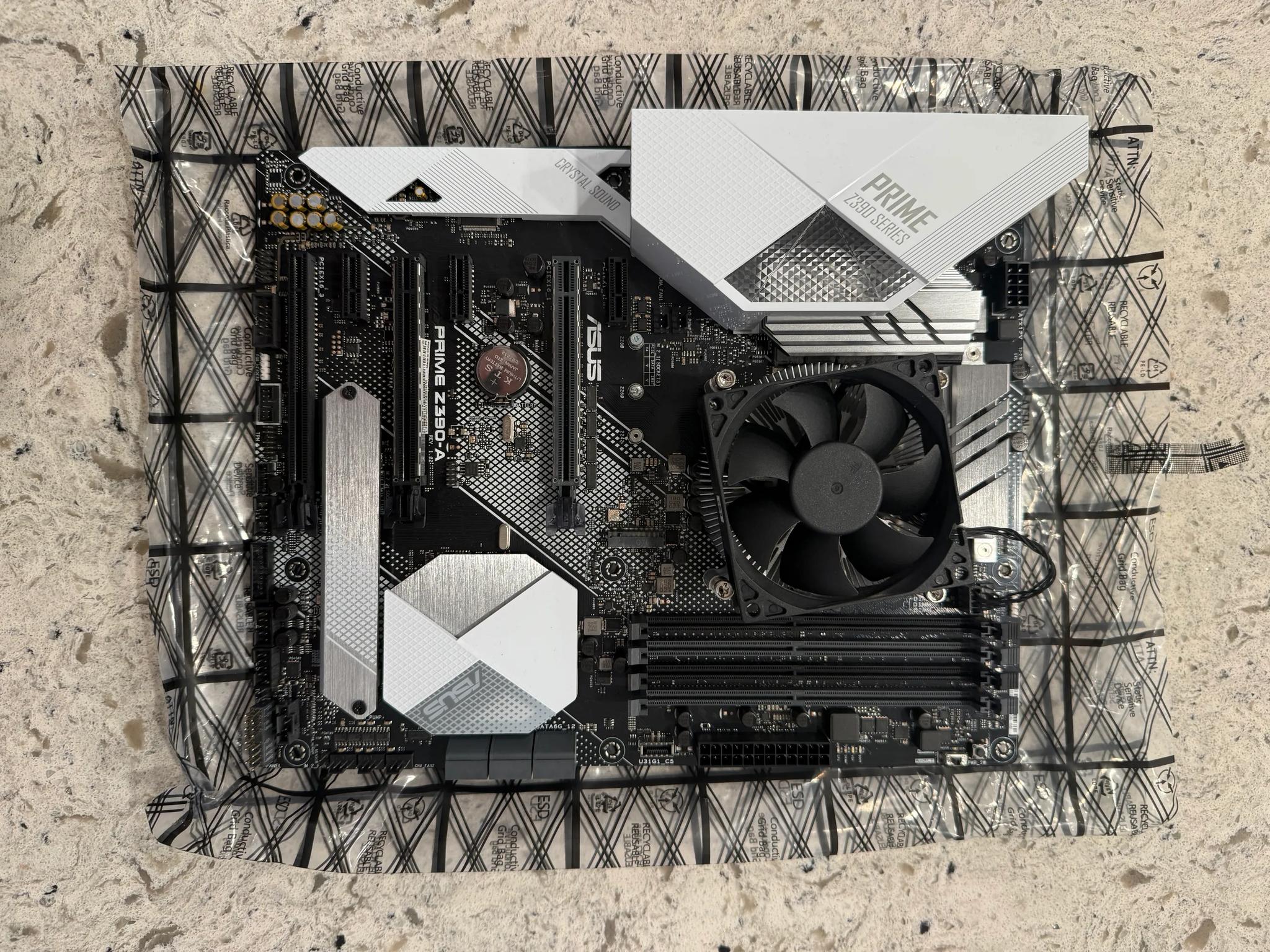 ASUS Prime Z390-A w/ i7-9700 processor