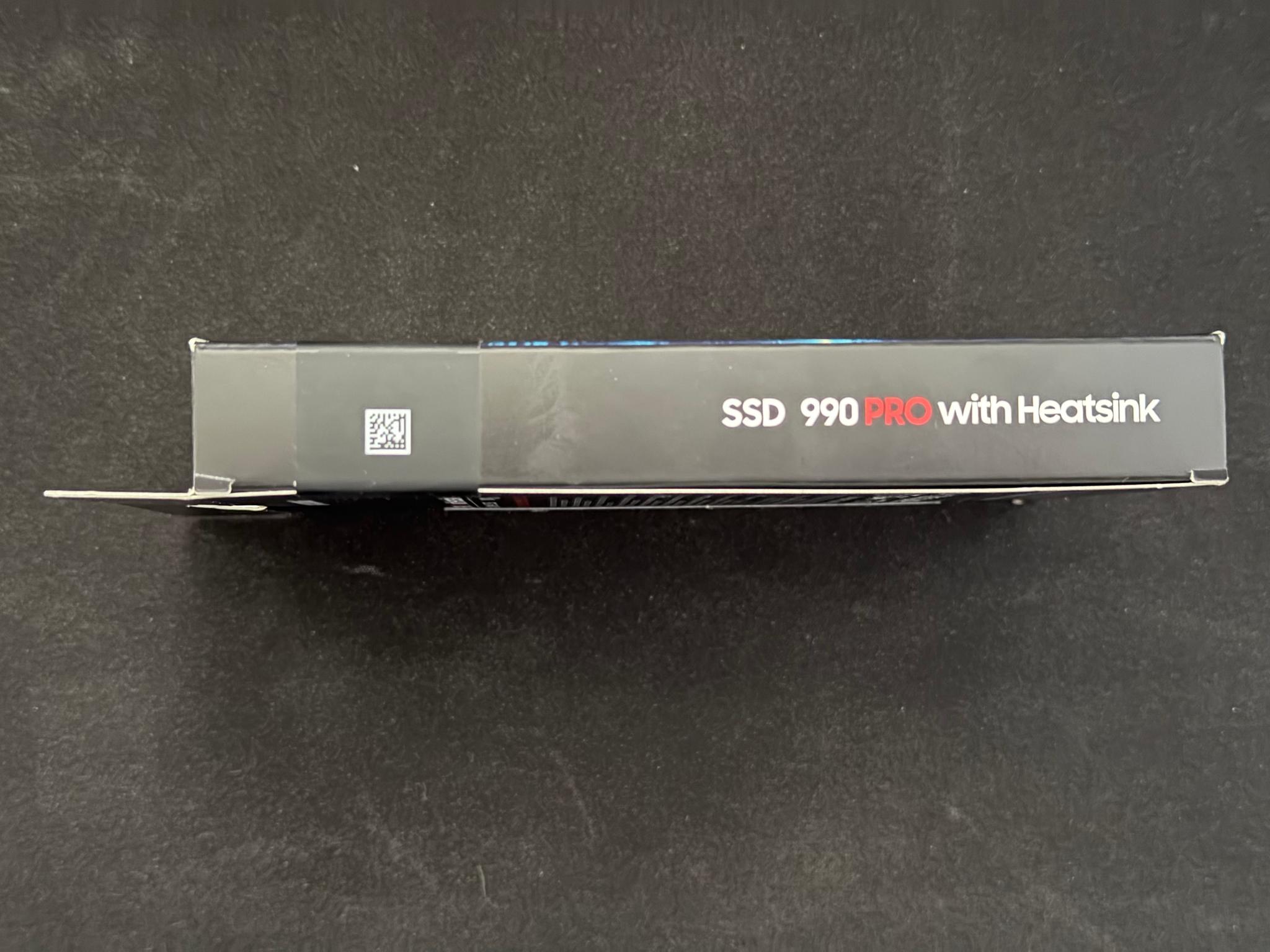 Samsung 990 PRO 2TB with Heatsink – Sealed Retail Box