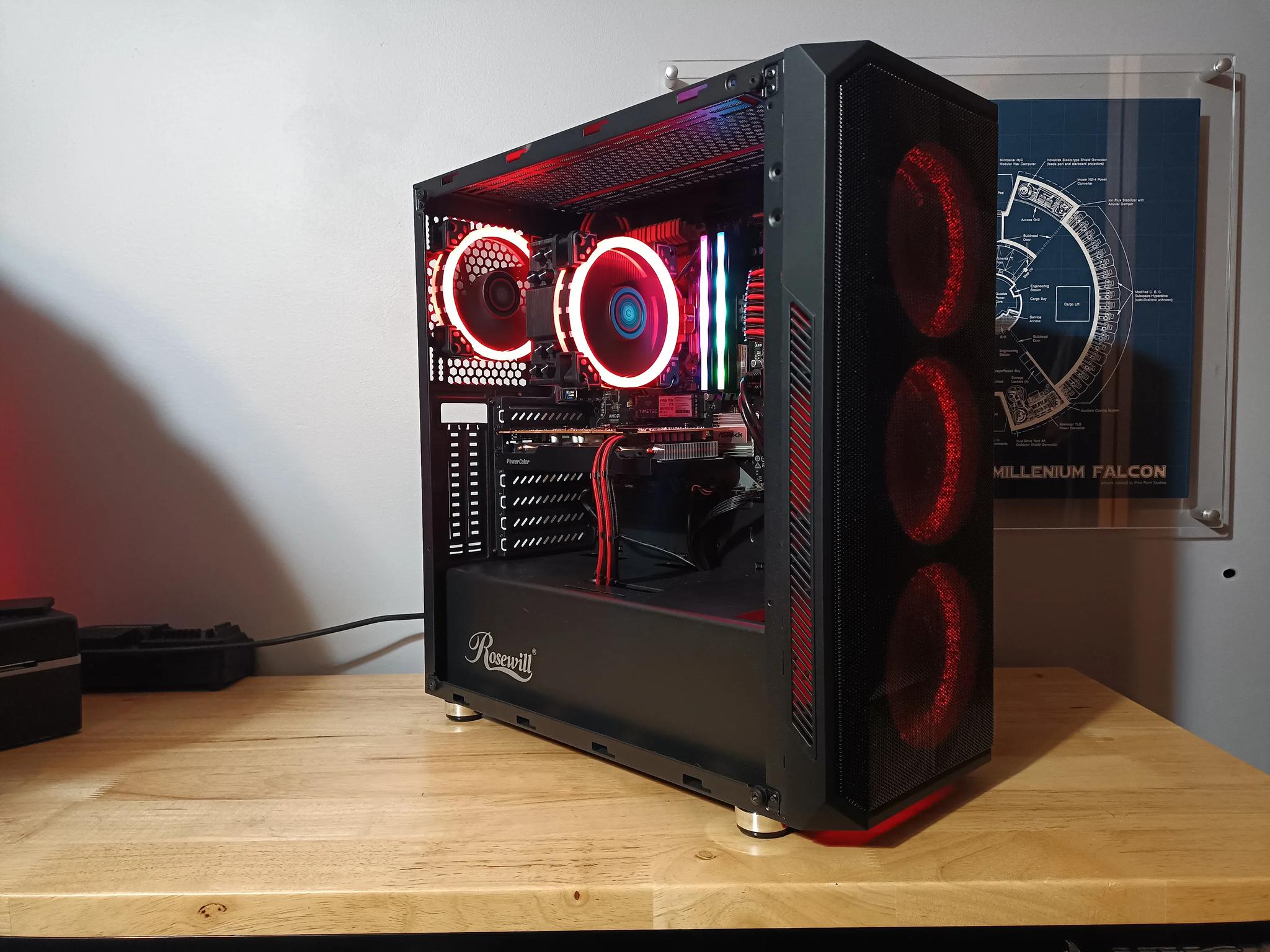 Gaming PC - Ryzen 5 5500, RX 6600XT, 32GB RAM / 1tb NVME SSD