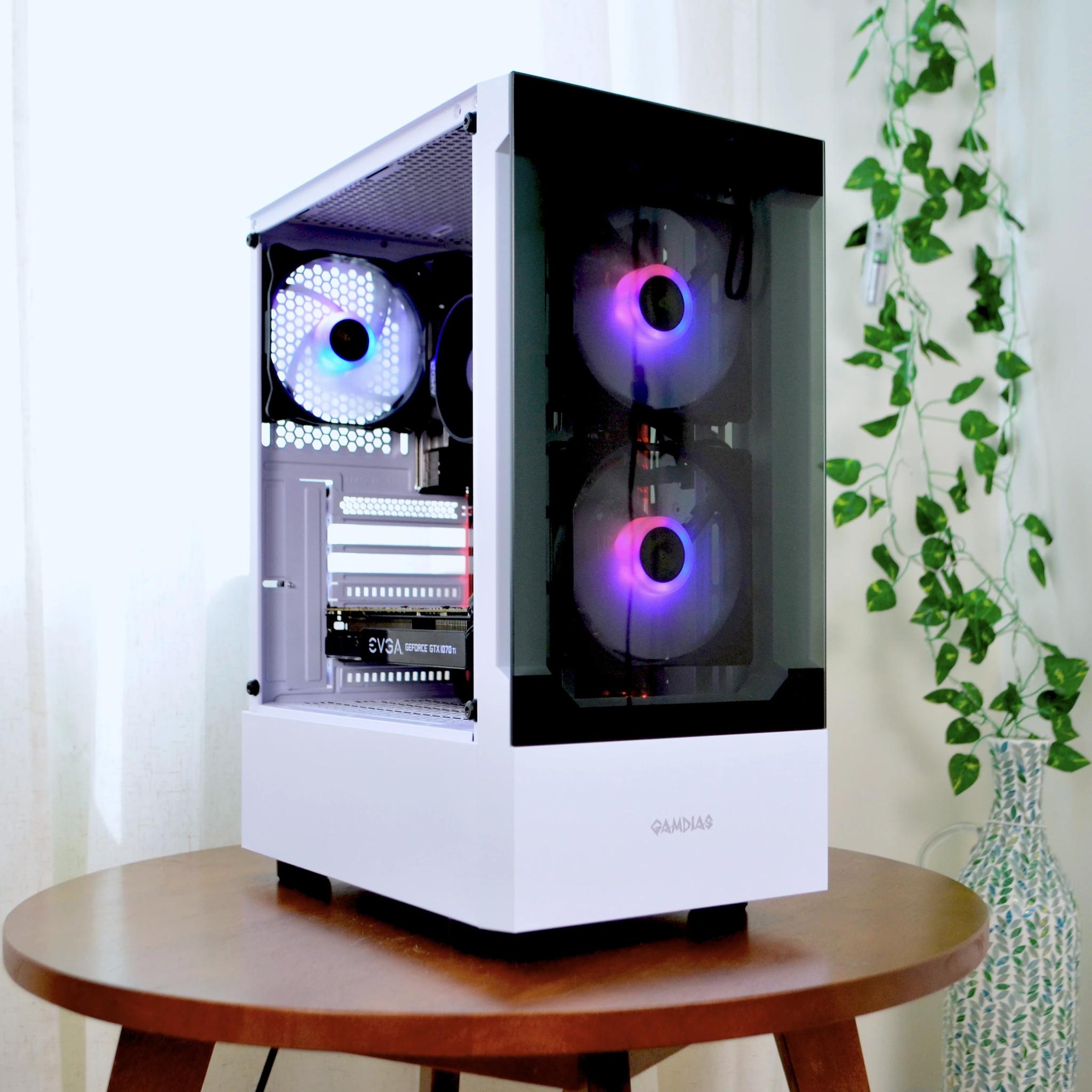 CLEARANCE DEAL 𝗰𝗿𝘆𝘀𝘁𝗮𝗹 | Ryzen 5 2600, GTX 1070ti, 24GB RAM, 500GB SSD | 1080p Gaming/ESports PC