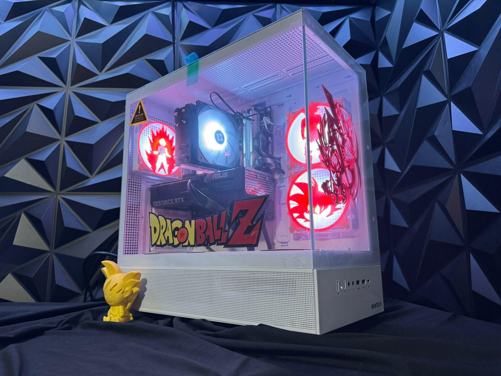 🔥 Son Goku Build 🐉⚡Ryzen 5 7500F | RTX 5060 | 32 GB DR55|1 TB NVMe|