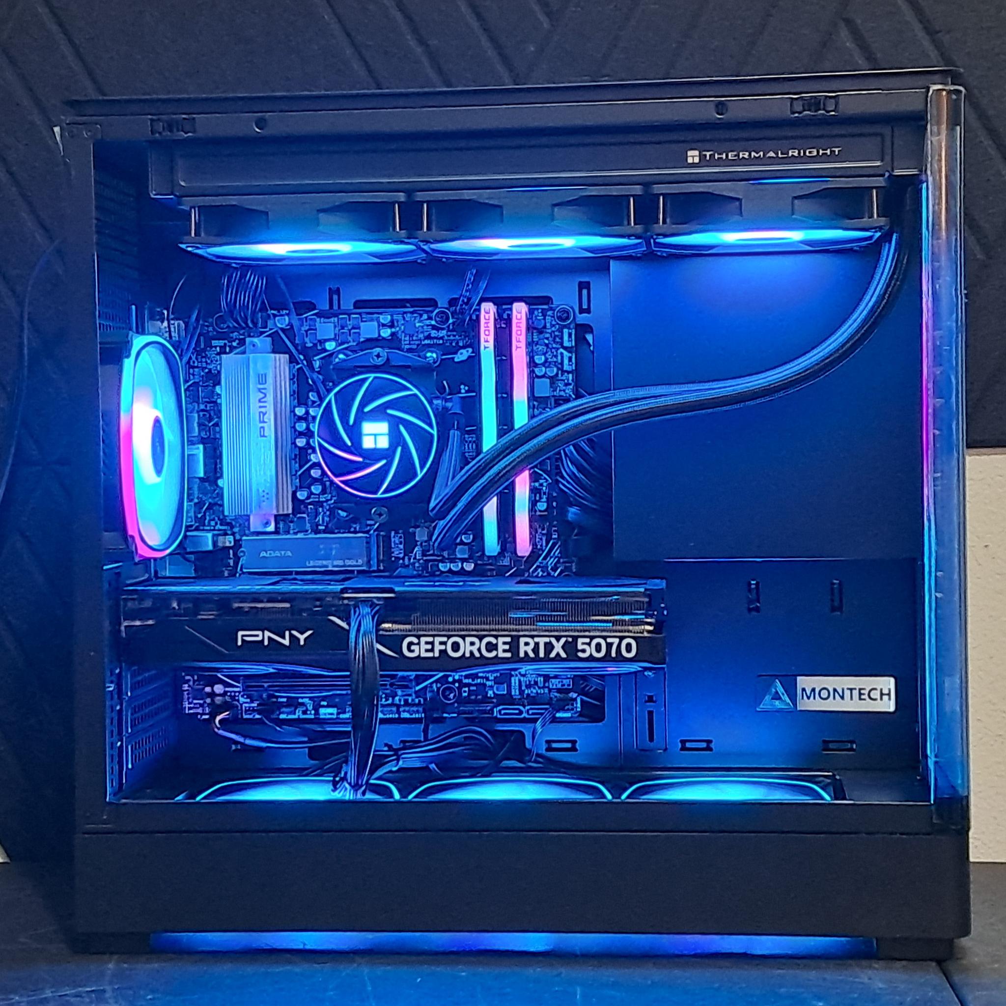 Custom RTX 5070 Gaming PC | Ryzen 5 7600X | 2TB SSD | 16GB DDR5 | WiFi!