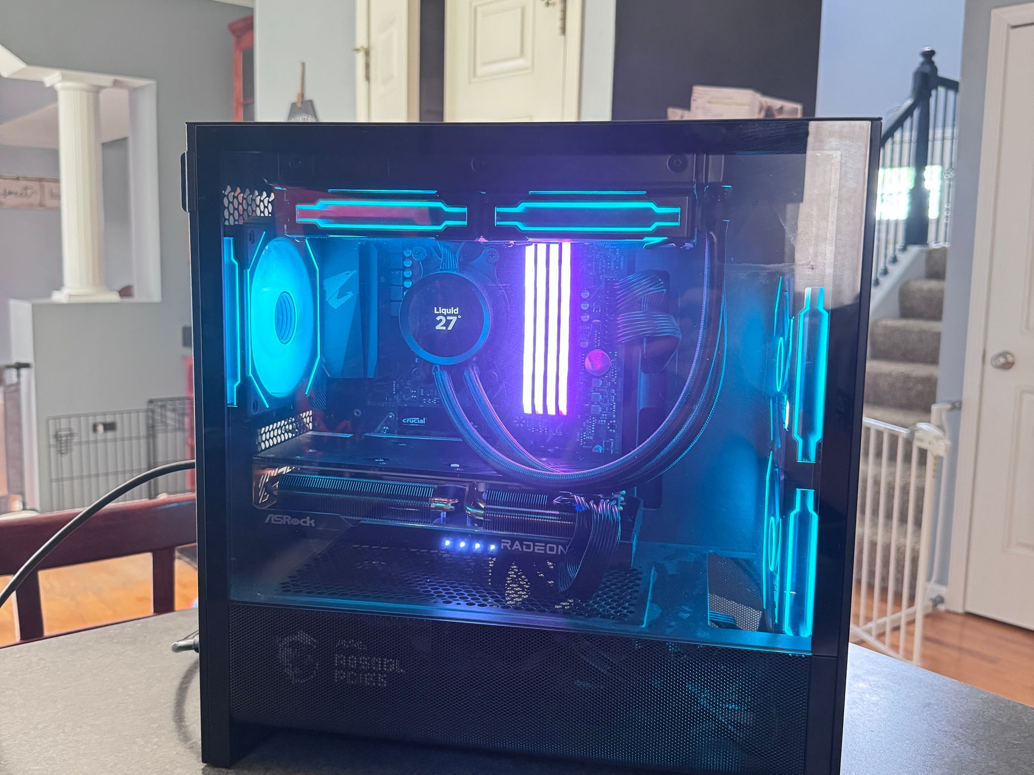 High-End 1440p Gaming PC | Ryzen 7 5700X3D + RX 7700 XT | Clean RGB Build