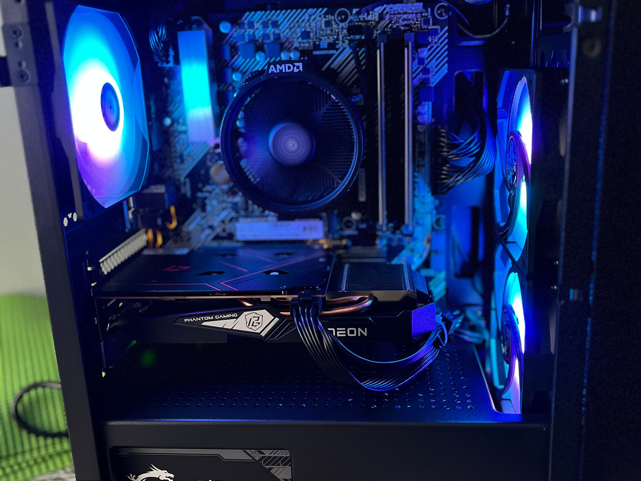 AMD Budget Gaming PC Ryzen 5 3600/1.25 TB SSD/RX 6500xt 8GB/32 GB RAM/ARGB lights