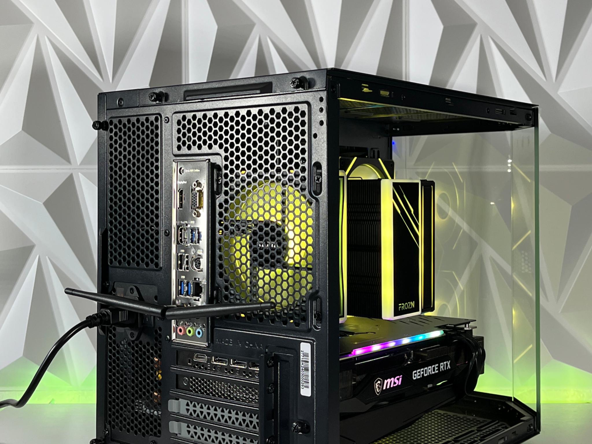 RTX 3070 TRIO, Ryzen 7 5800X, 32GB RAM | Black RGB Gaming Computer