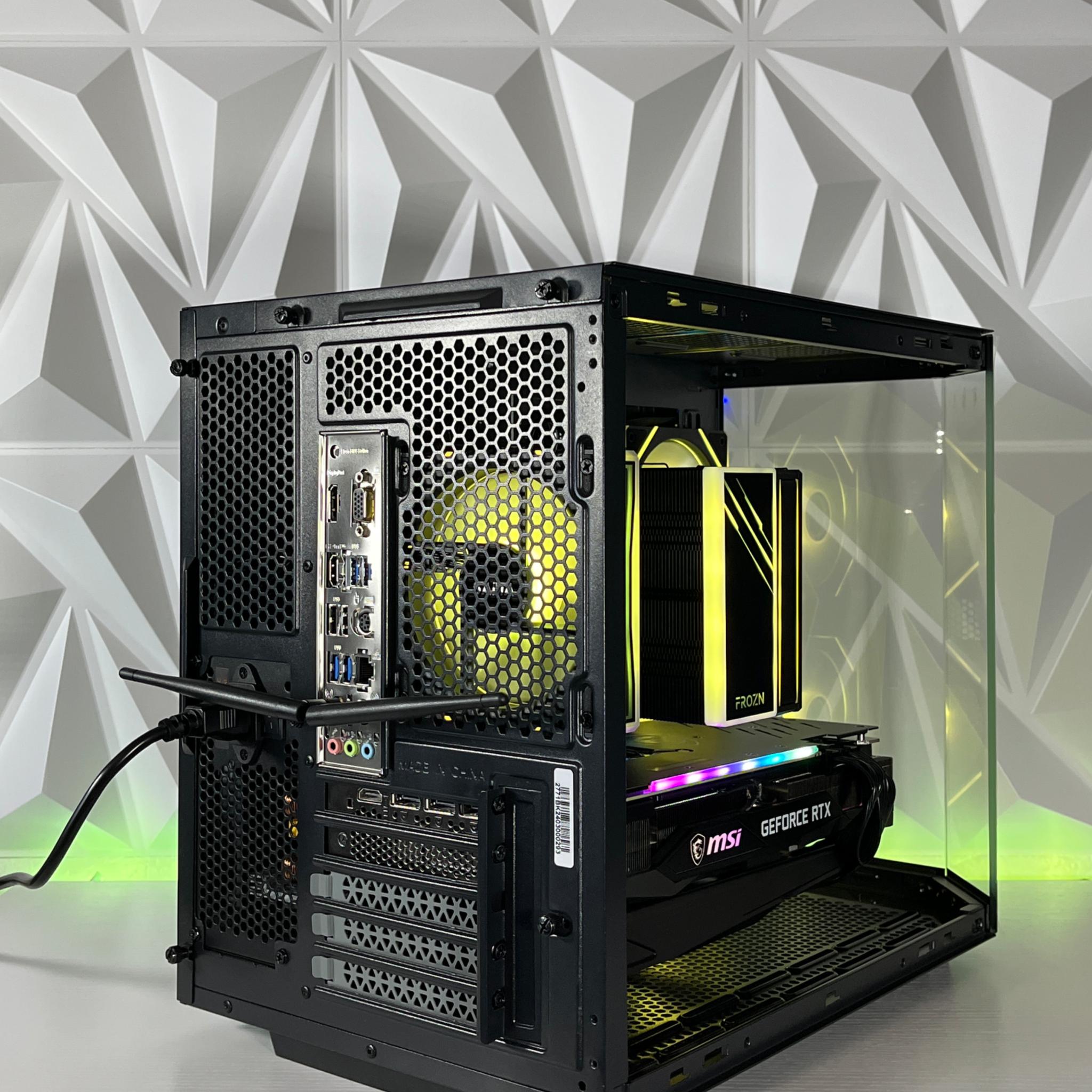RTX 3070 TRIO, Ryzen 7 5800X, 32GB RAM | Black RGB Gaming Computer