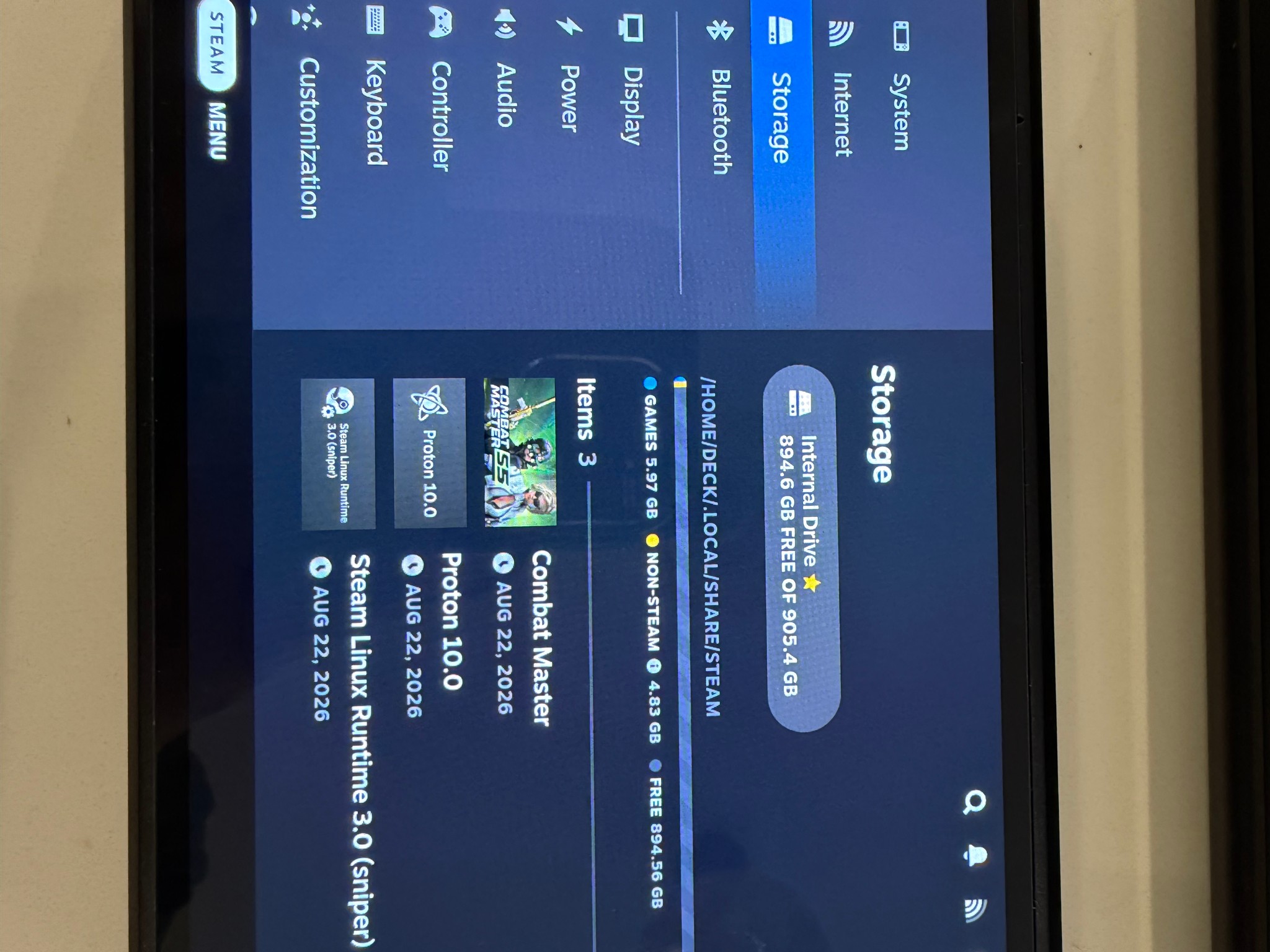 Steam Deck Oled