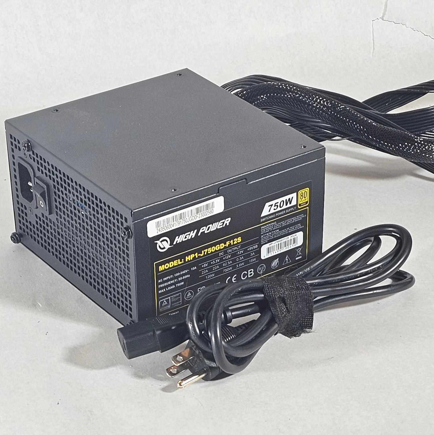750 Watt PSU High Power HP1-J750GD-F12S Power Supply