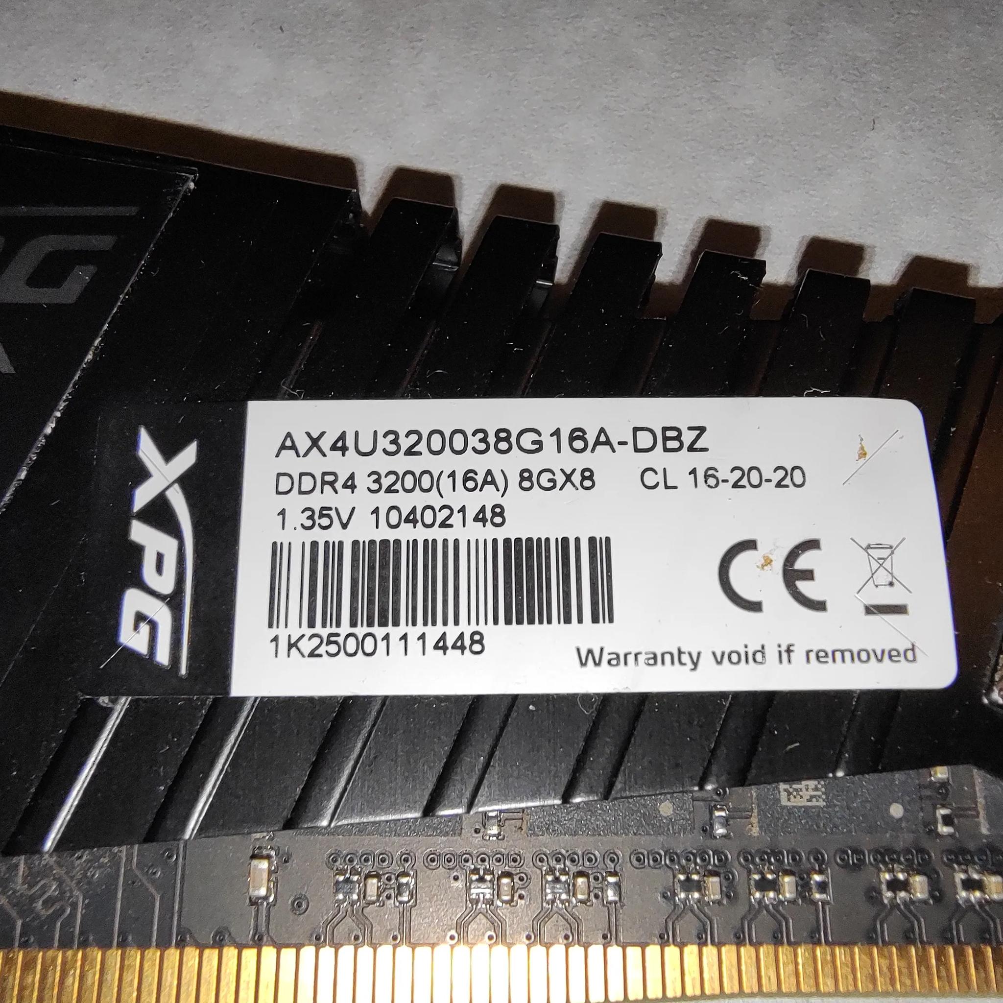 Adata XPG 1x8GB DDR4 3200