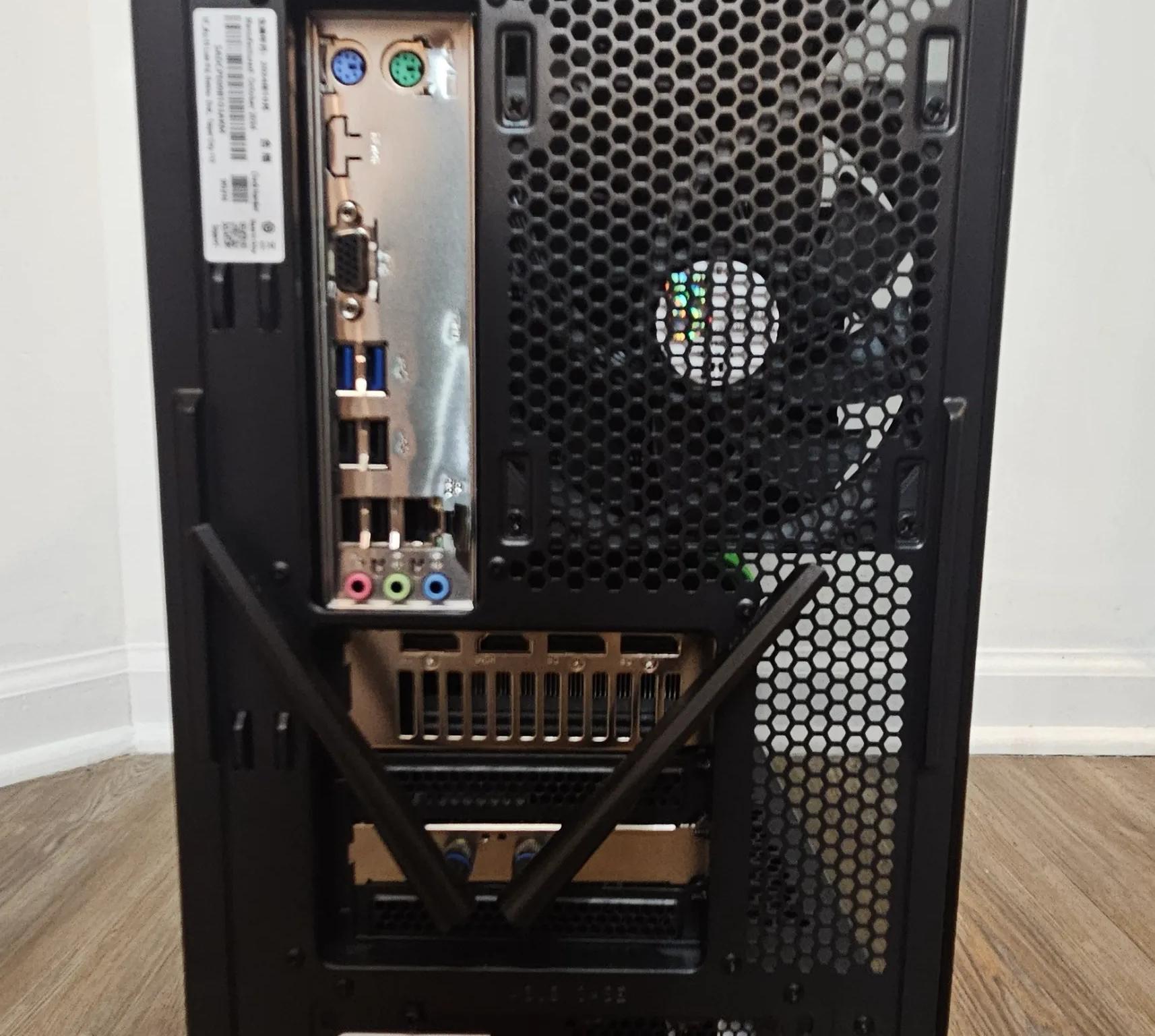 "Shadow Master" 1440p New Gaming PC Ryzen 5 5500 & Ryzen 5700XT