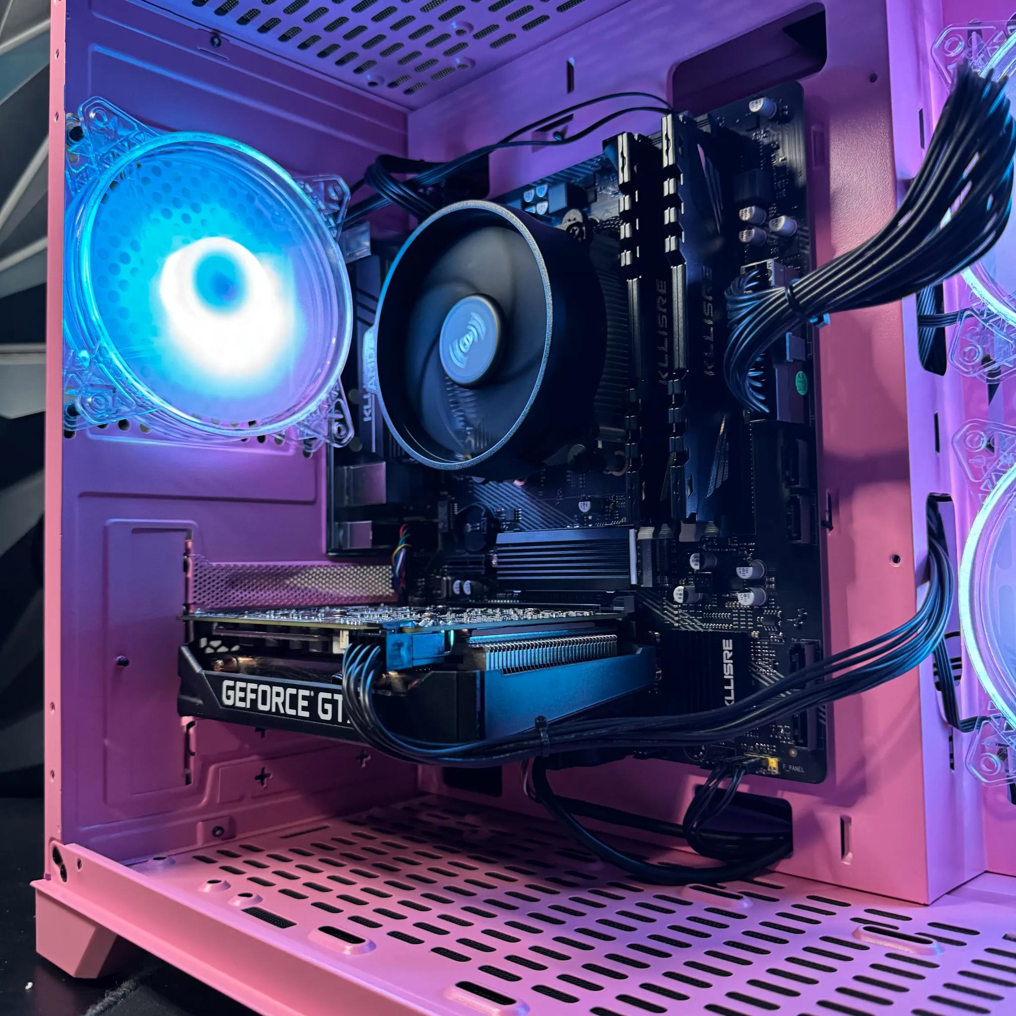 💖 Pink Panther Gaming PC 🎮✨ | Ryzen 5| 1660 Super| 16 GB DDR4| 1 TB NVMe