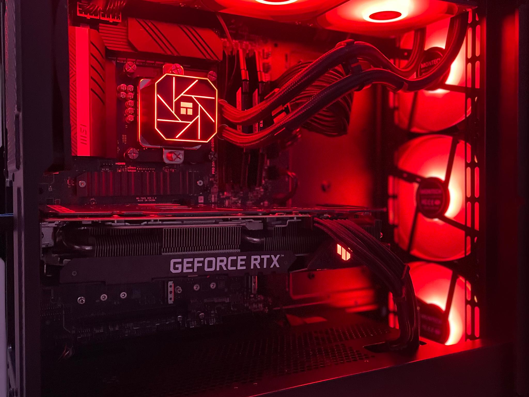 🖤🤍RTX 3080 | 12600KF | 16GB | 1TB M.2 | Windows 11 Home | BLACK Gaming PC🤍🖤