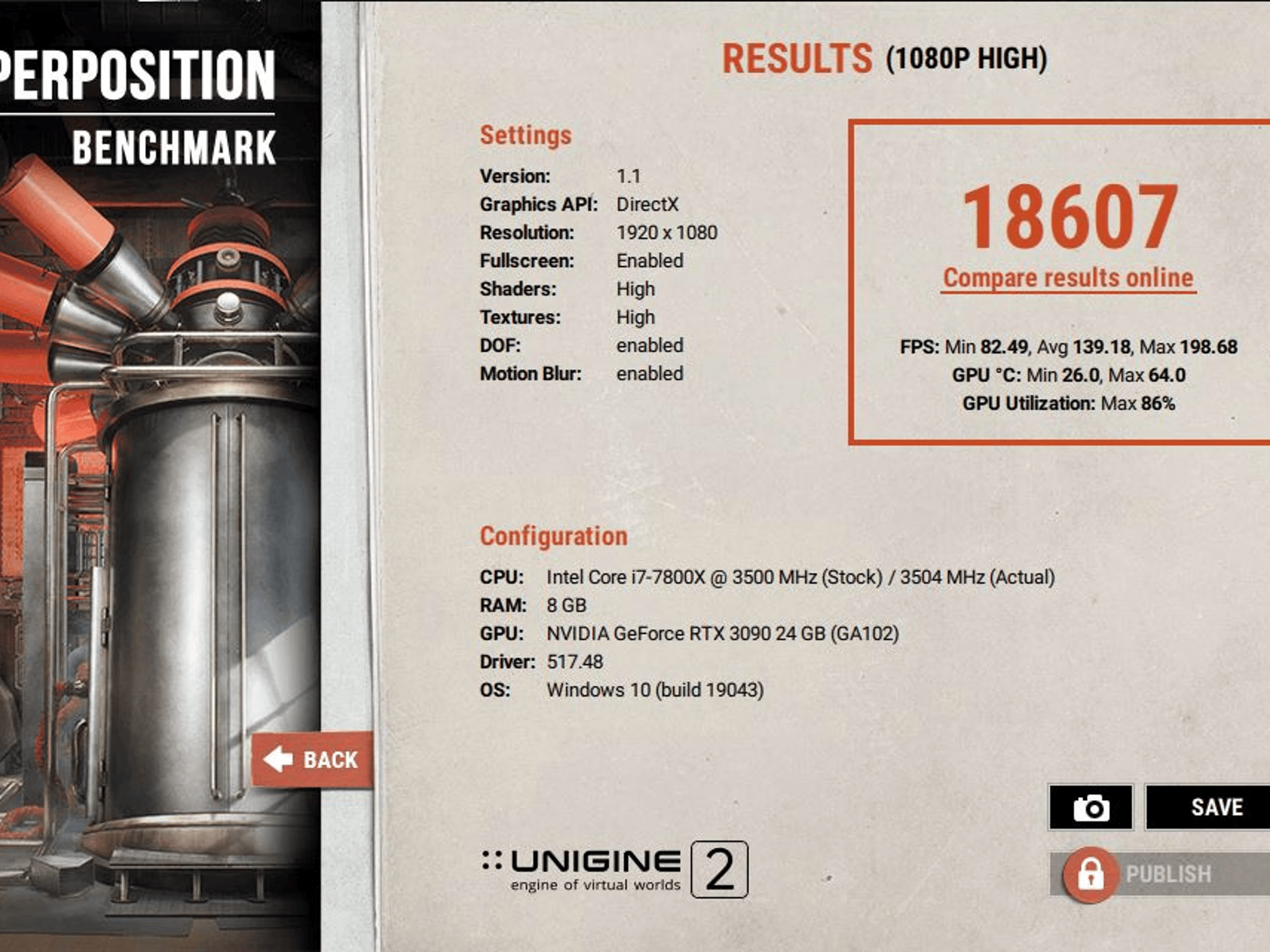 *Heavy Cosmetic Wear* NVIDIA GeForce RTX 3090 Founders Edition 24GB GDDR6X PCIe 4.0 Desktop GPU 