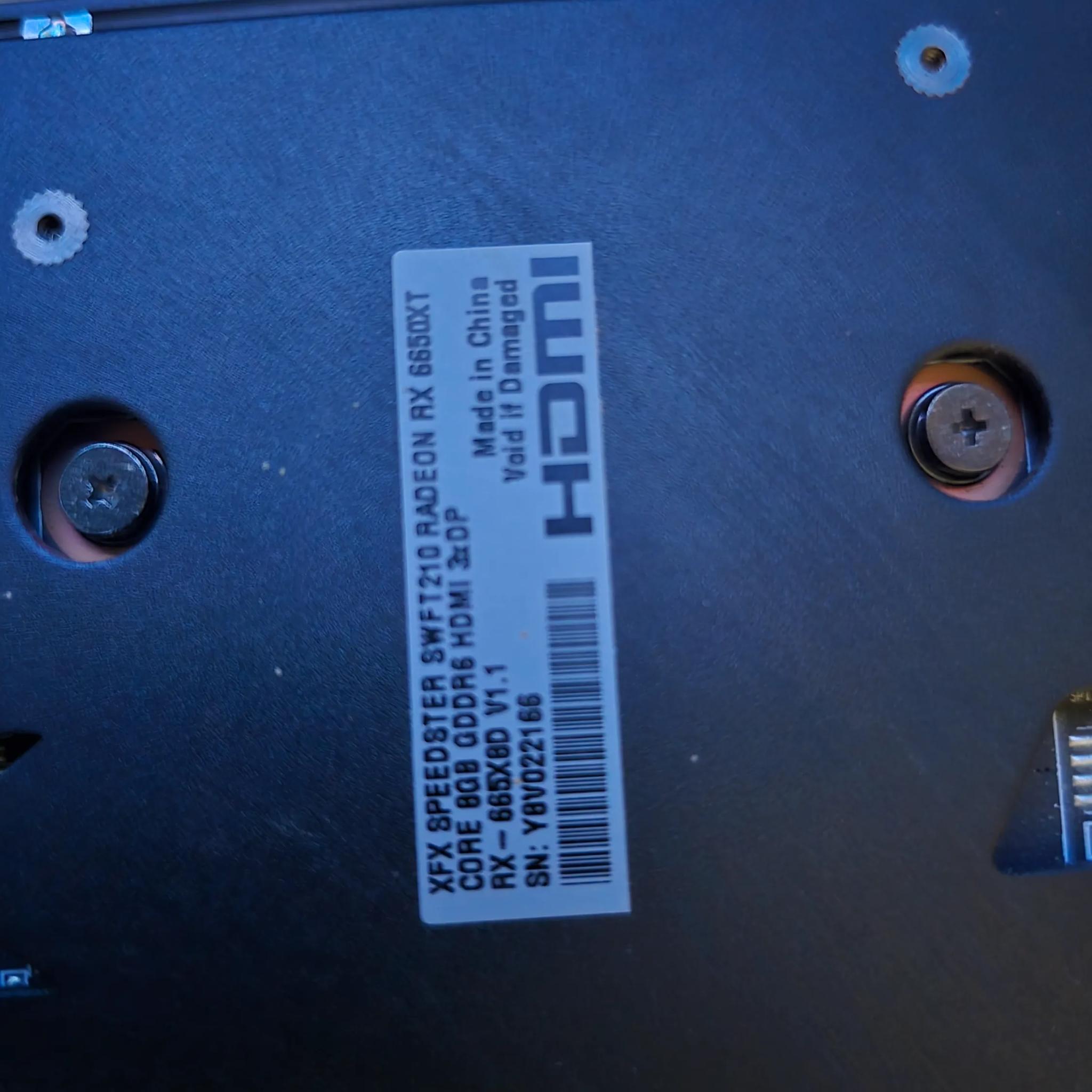 XFX Speedster SFWT 210 Radeon RX 6650XT