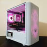 ⚡Budget White Gaming PC - Intel Xeon 8-cores ● 16GB RAM ● 512GB SSD ● AMD RX 580 8GB