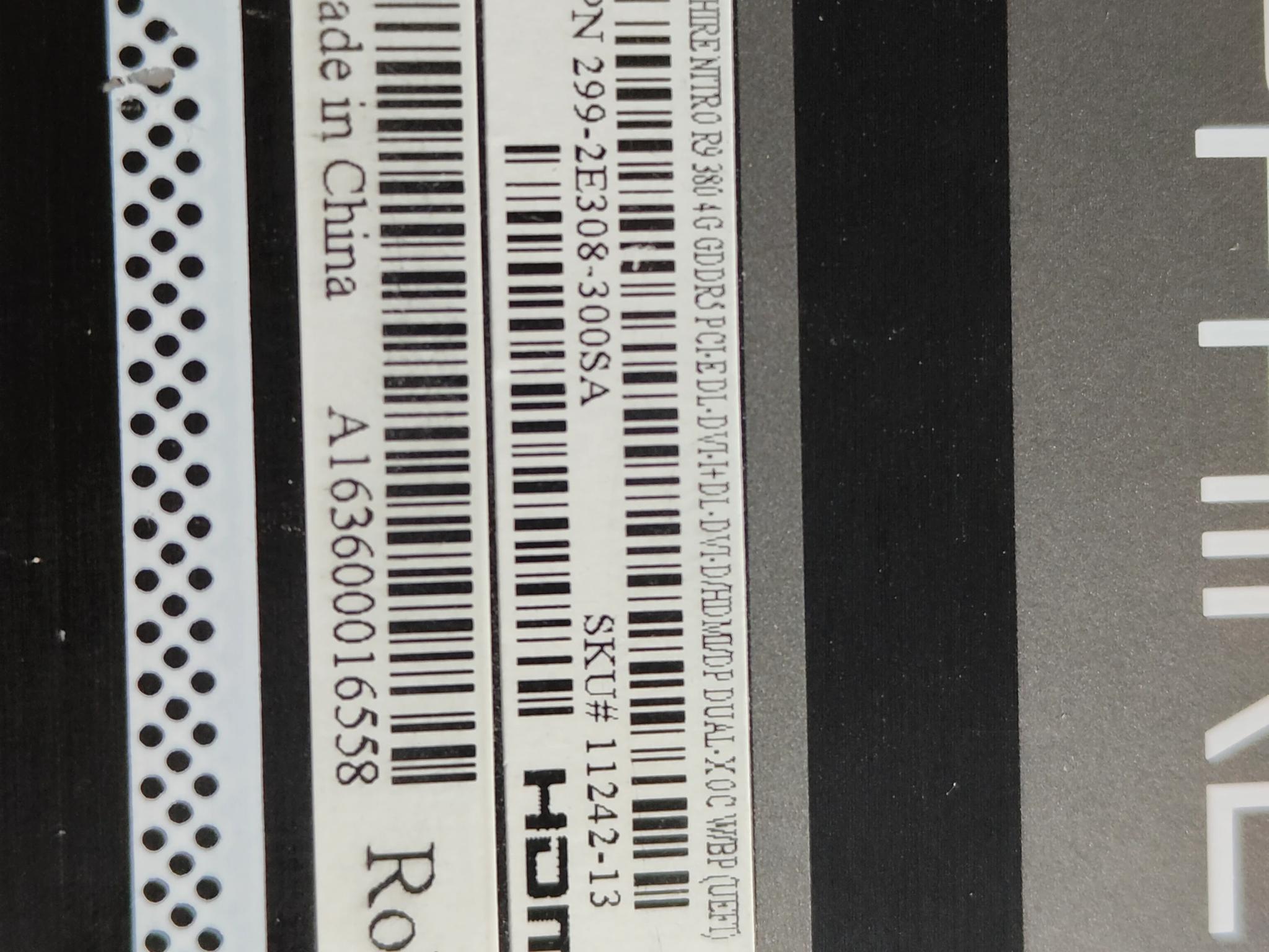Sapphire R9 380 4gb