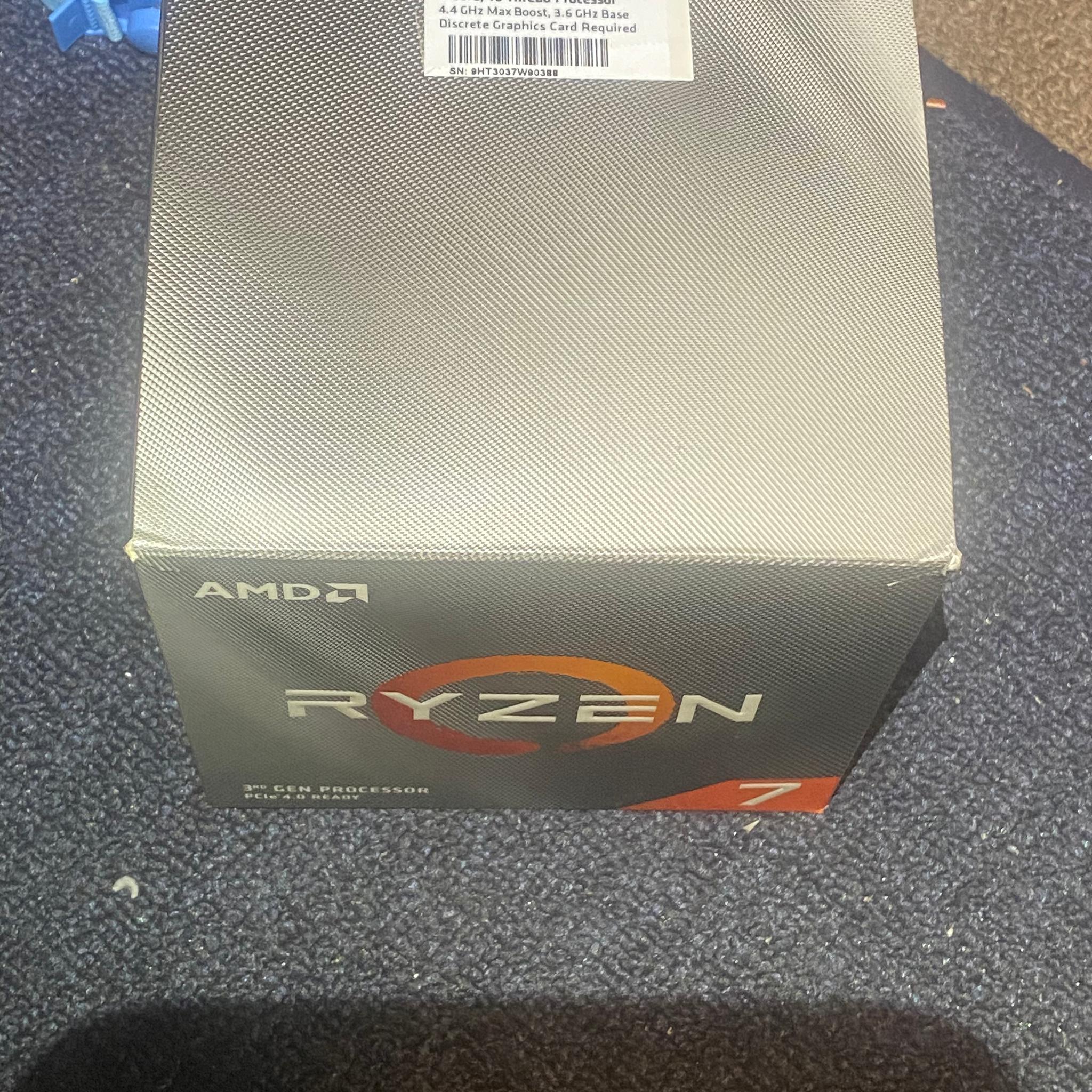 AMD Ryzen 7 3700x lightly used but just tested and running flawlessly