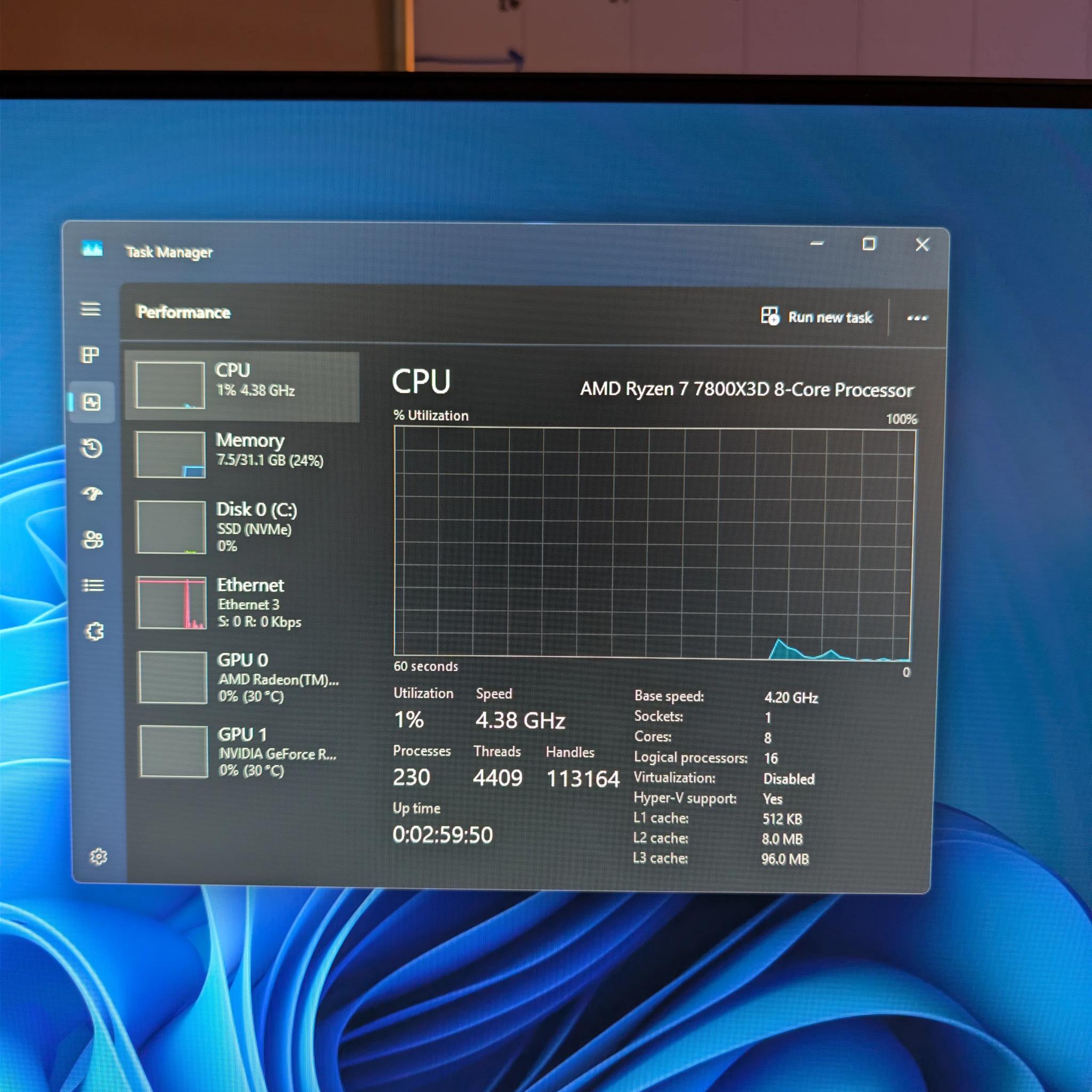 Ryzen 7 7800X3D | RTX 4060 8GB | 32GB DDR5 RAM 5600MT/s