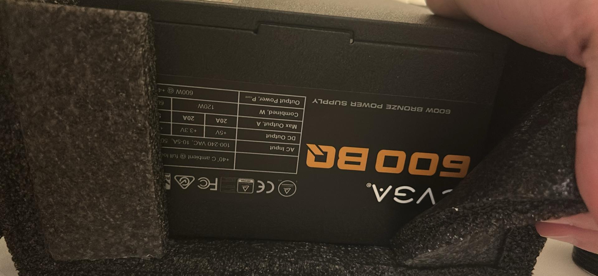 EVGA 600 BQ 600W 80+ Bronze Semi-Modular PSU