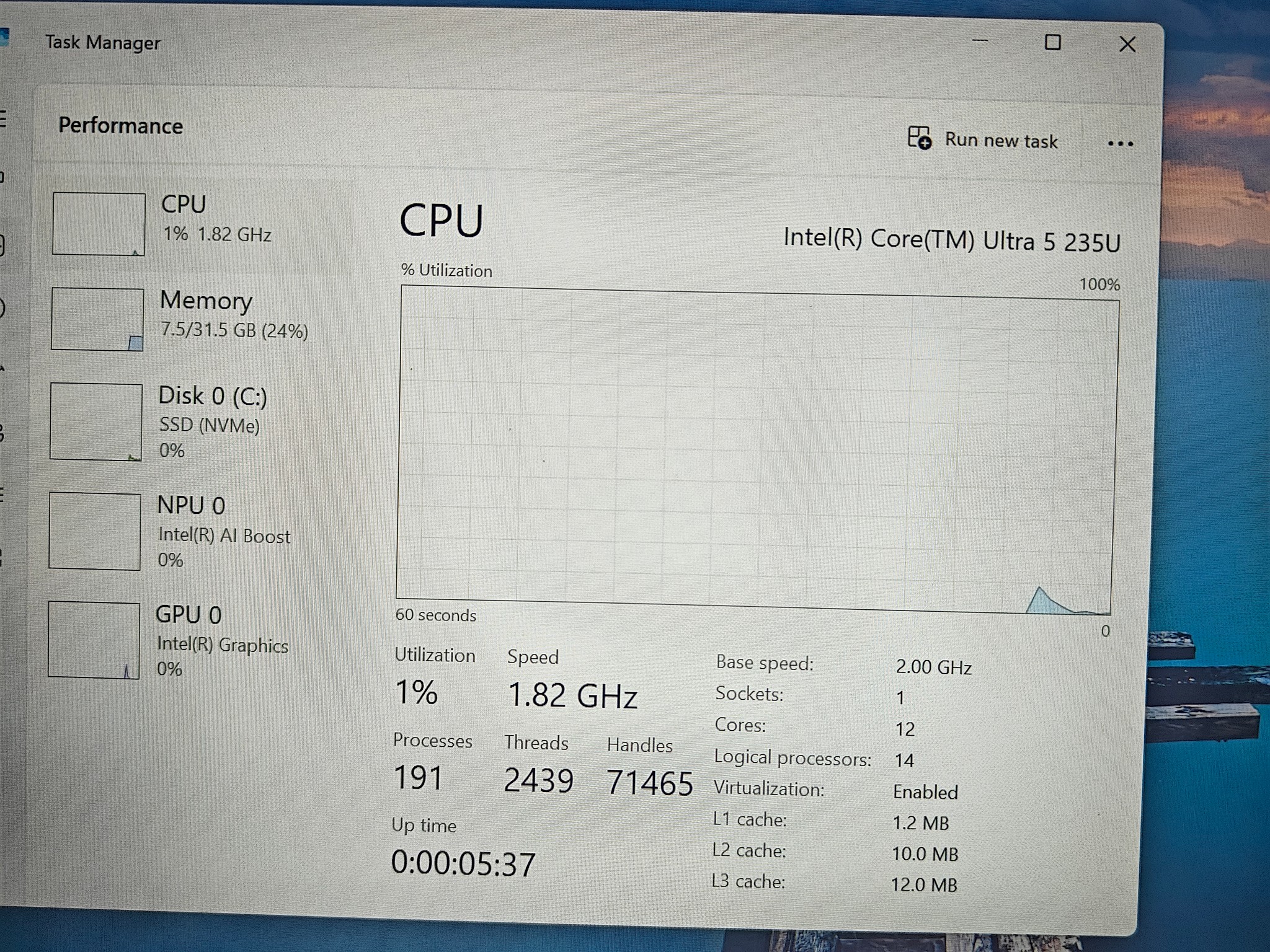 Dell Pro 13 Plus PB13250 Laptop 13.3", Core Ultra 5 235U, 32GB, 512GB SSD, 100% Battery Health