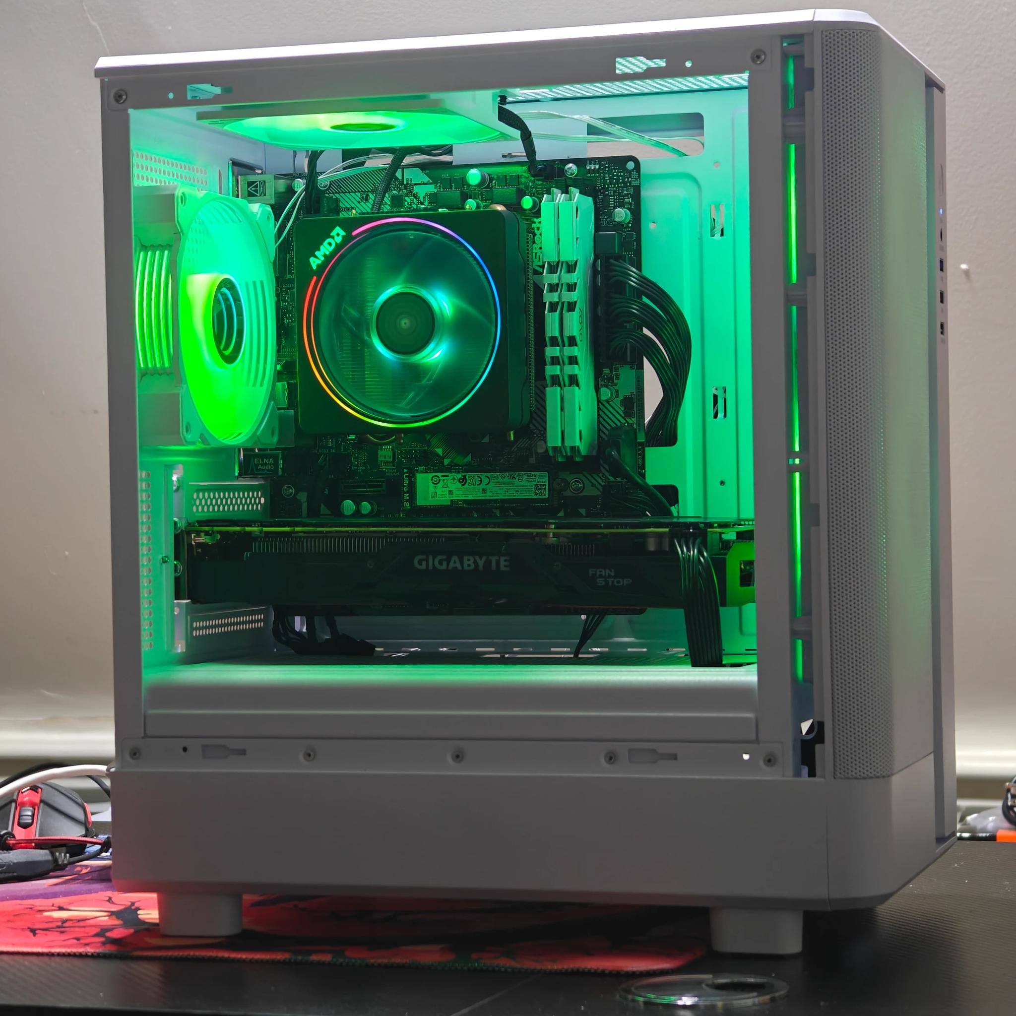 Gaming PC|AMD Ryzen 7 2700X|NVIDIA GTX 1080|16 GB DDR4 3200 CL16|1 TB NVME SSD M.2|Windows 11 Home