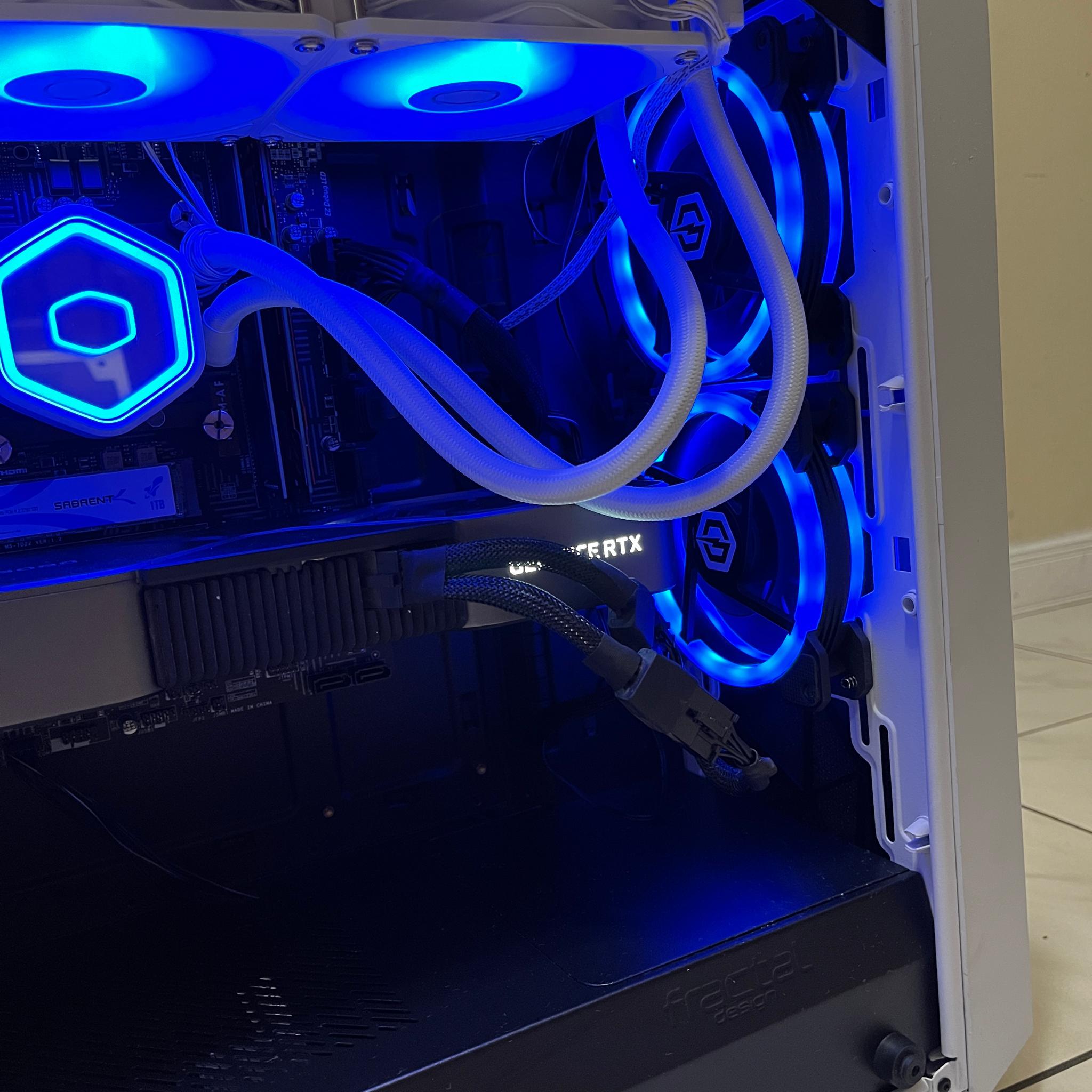🟠🔥RTX 3080, Intel i7-11700F, 16GB RAM, 1TB SSD, High Performance RGB Gaming PC w/ Wi-Fi & Remote 🖥️🔵