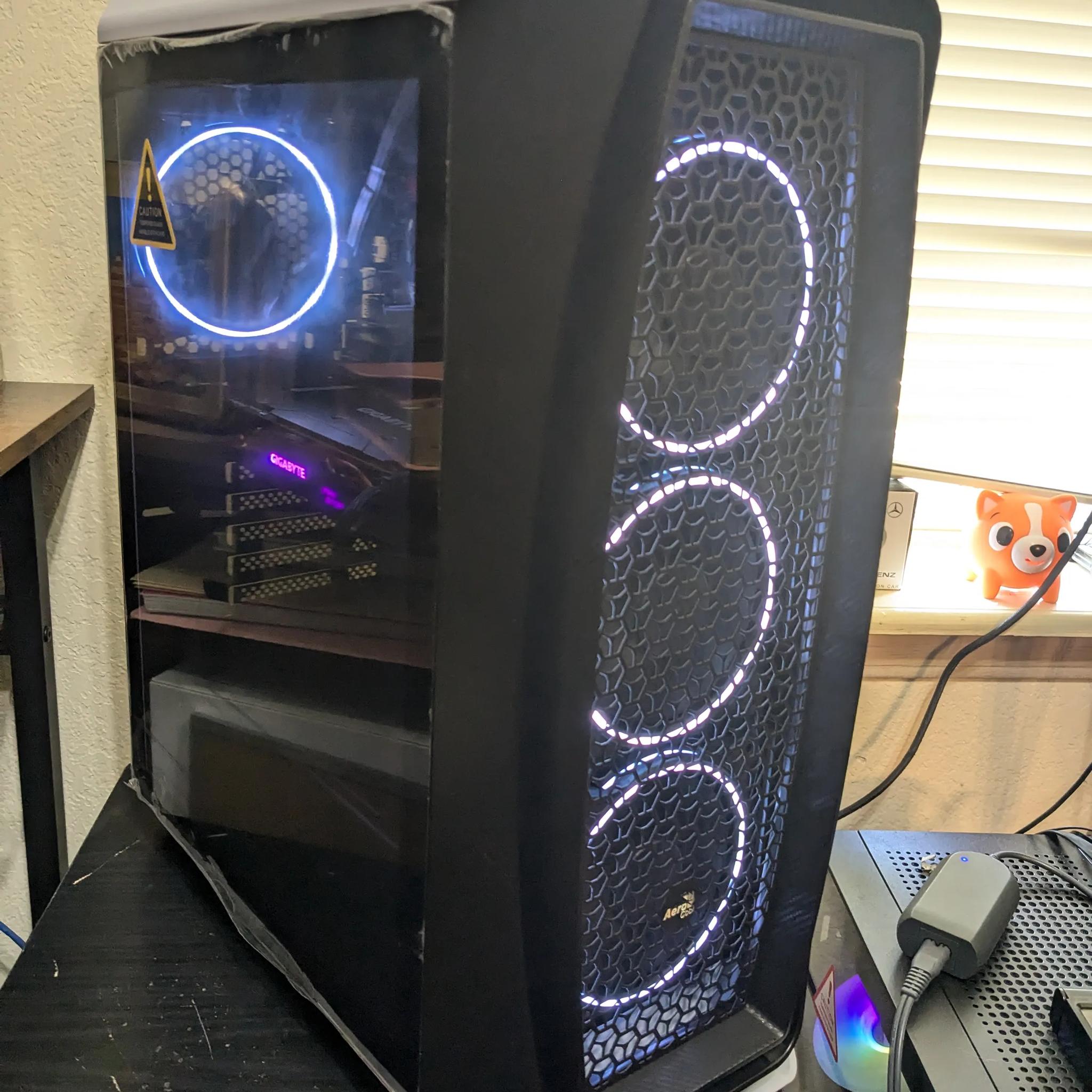 FREE SHIP || i5-8500, RX 580 8GB 2304SP, 480GB SSD, 16GB RAM, 650W PSU, RGB, WiFi, Win10