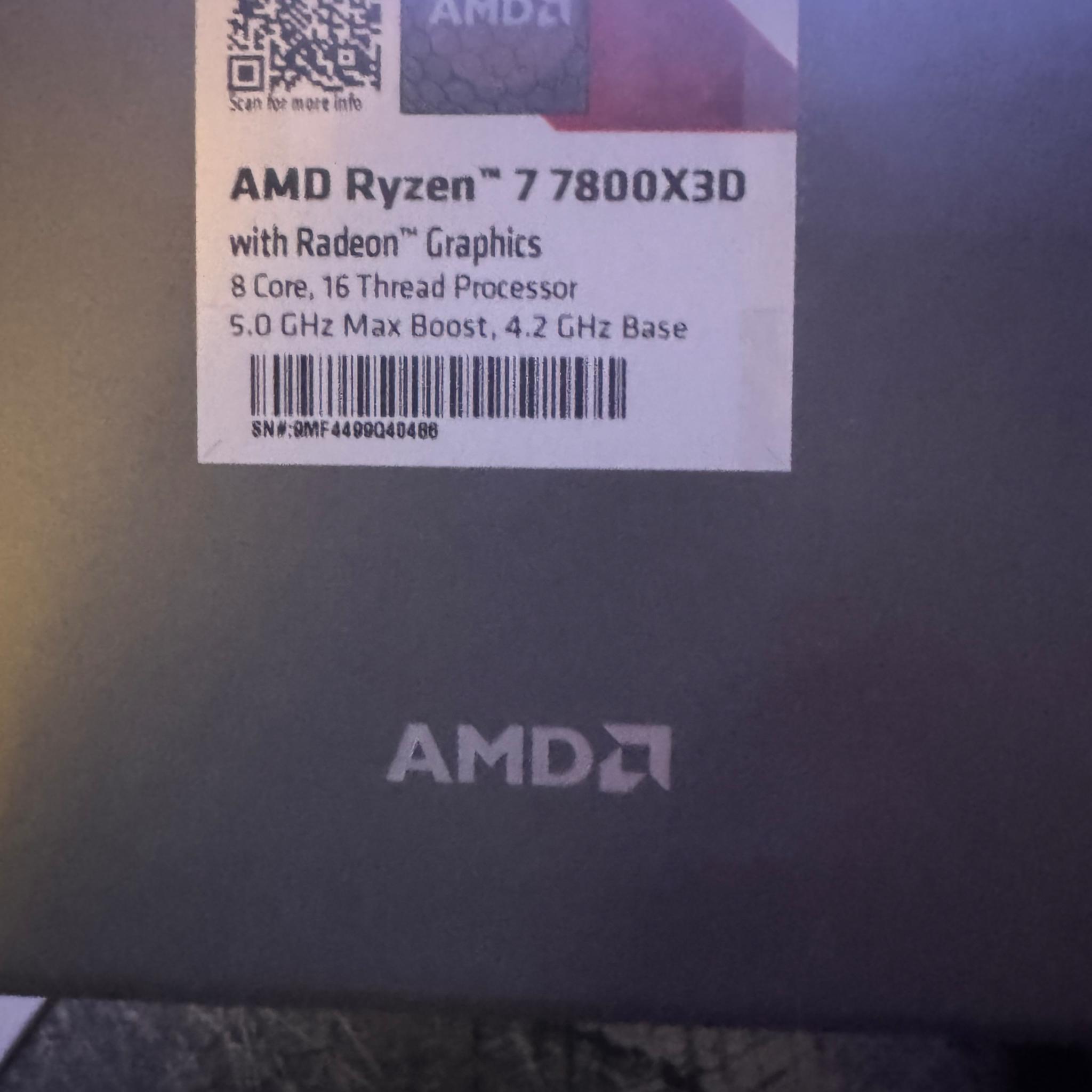 Ryzen 7 7800X3D